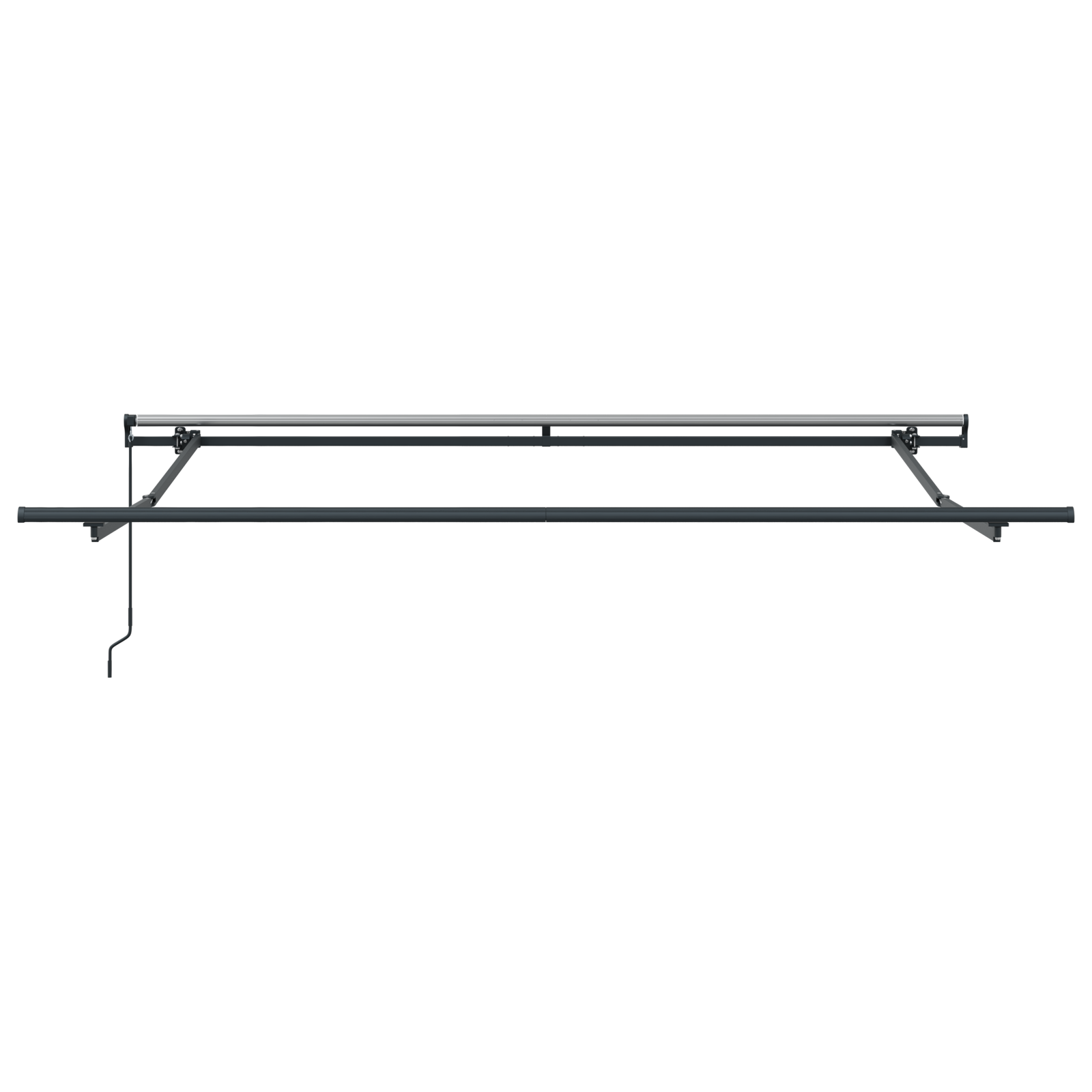 Behúzható napellenző Sárga és narancs 300 x 250 cm