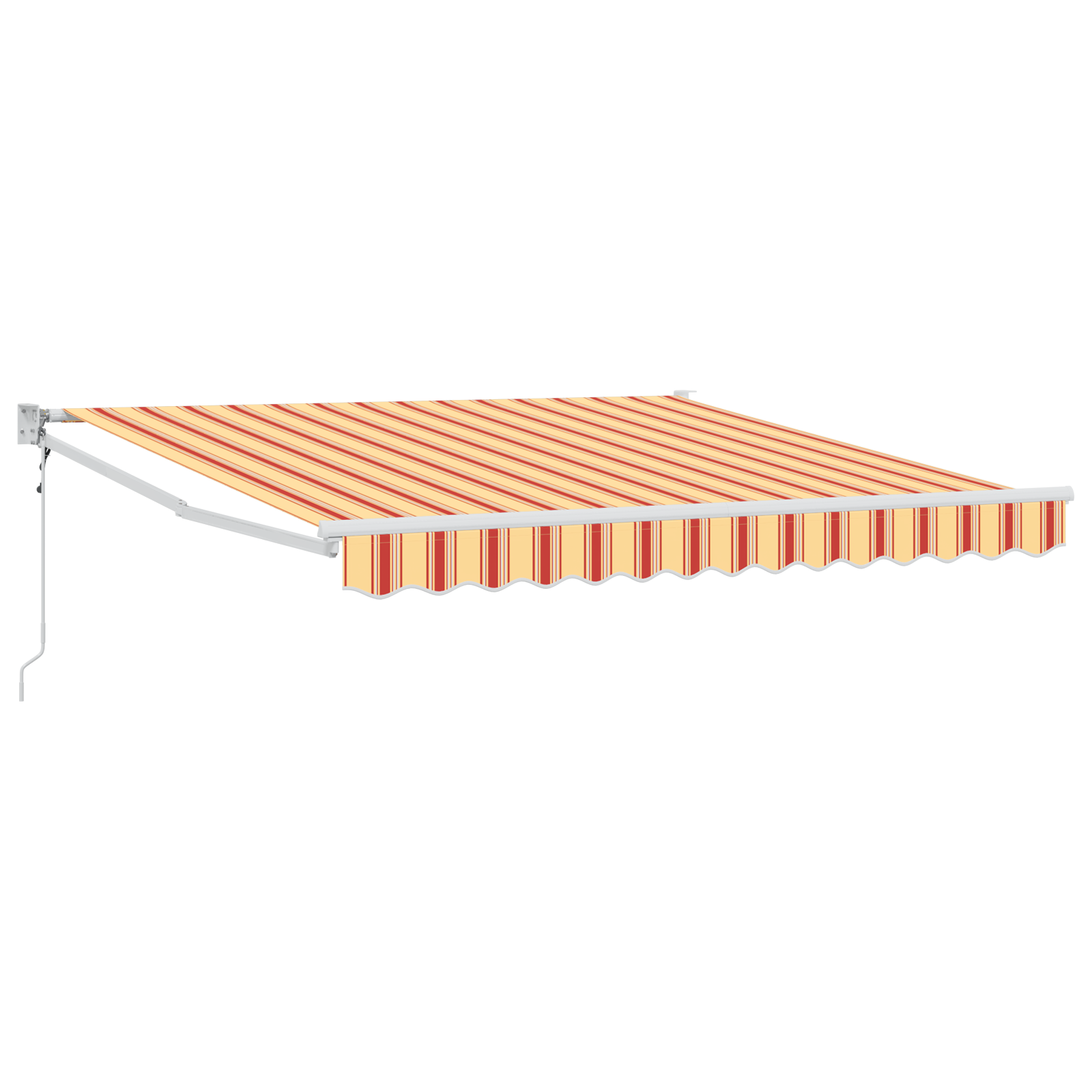 Automatische Einziehbare Markise Gelb und Orange 300x250 cm – Bild 2