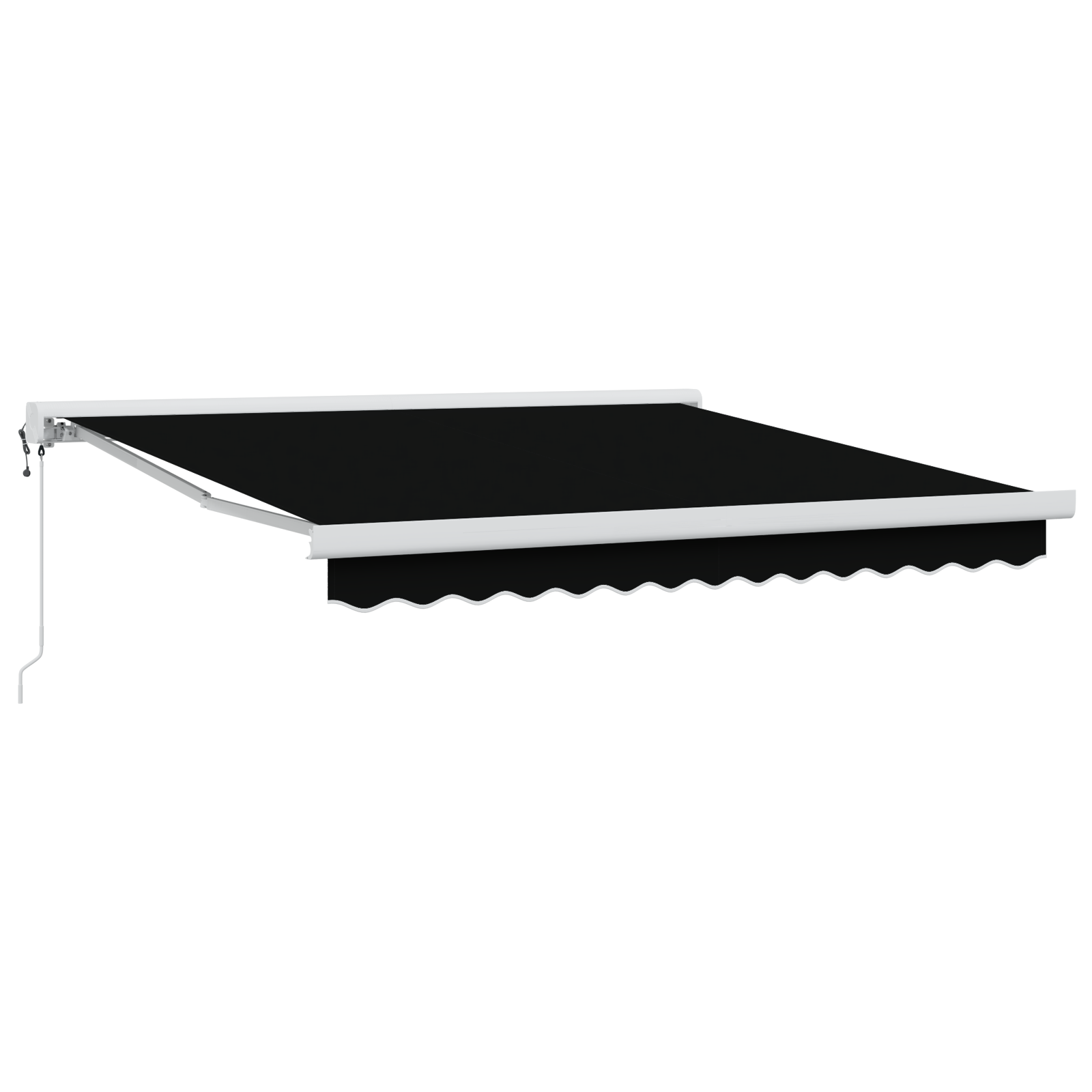 Black 300x250 cm Automatic Retractable Awning - Image 2
