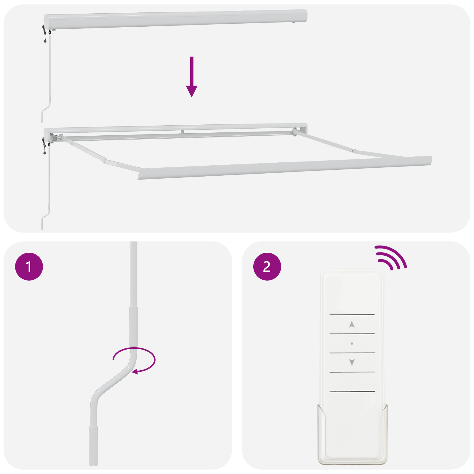 Automatic Retractable Awning Beige 300x250 cm - Image 9