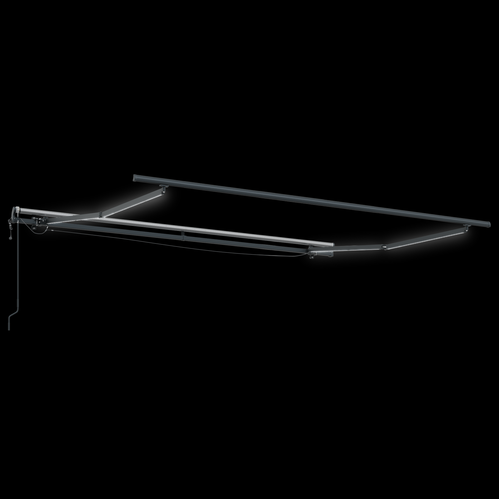 Automatisk Teleskopmarkise med LED Hvid 300x250 cm 4 image product%2F3330076%2FP Image 3330076 WBG Angle%20%282%29 02