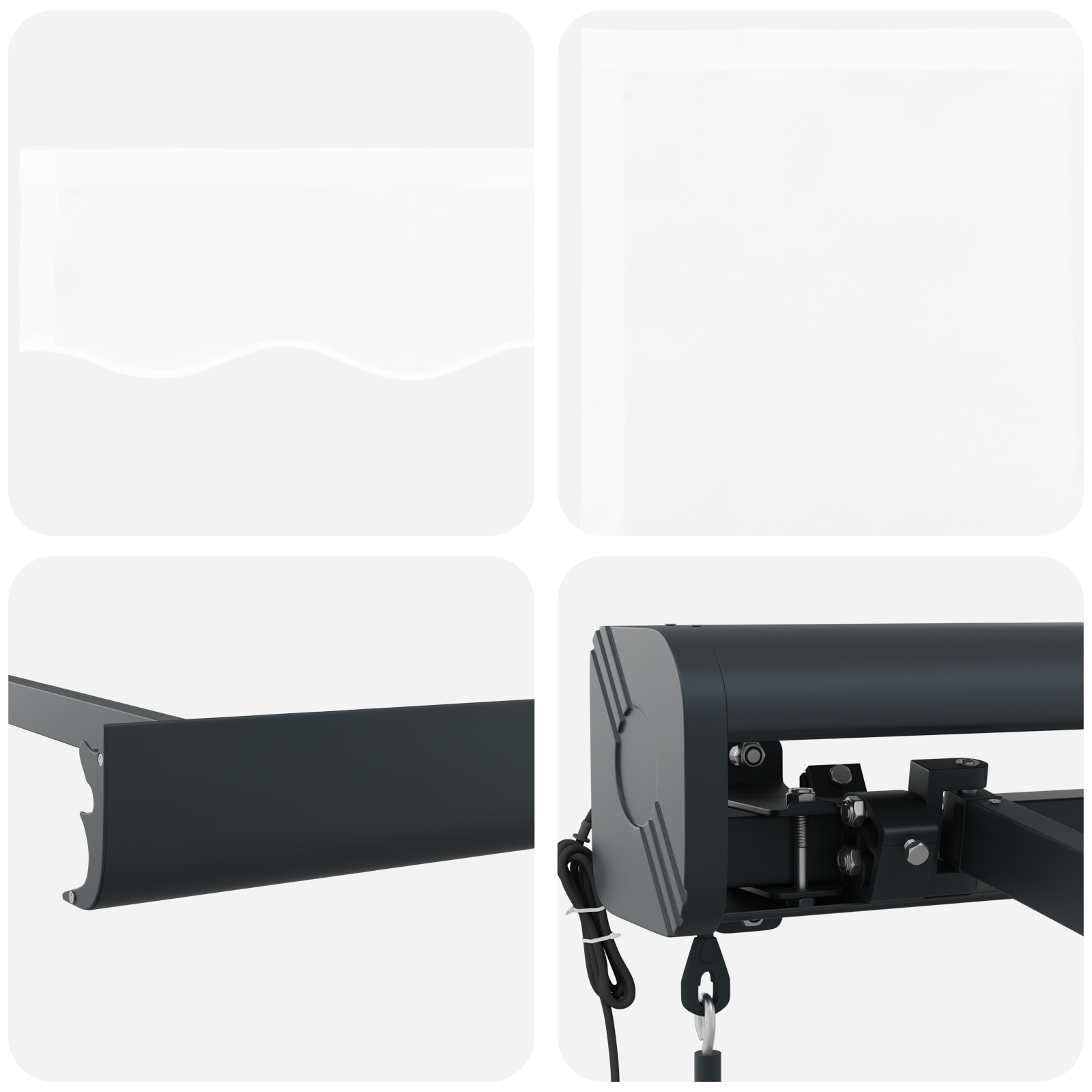 Automatic Retractable Awning White 300x250 cm - Image 8
