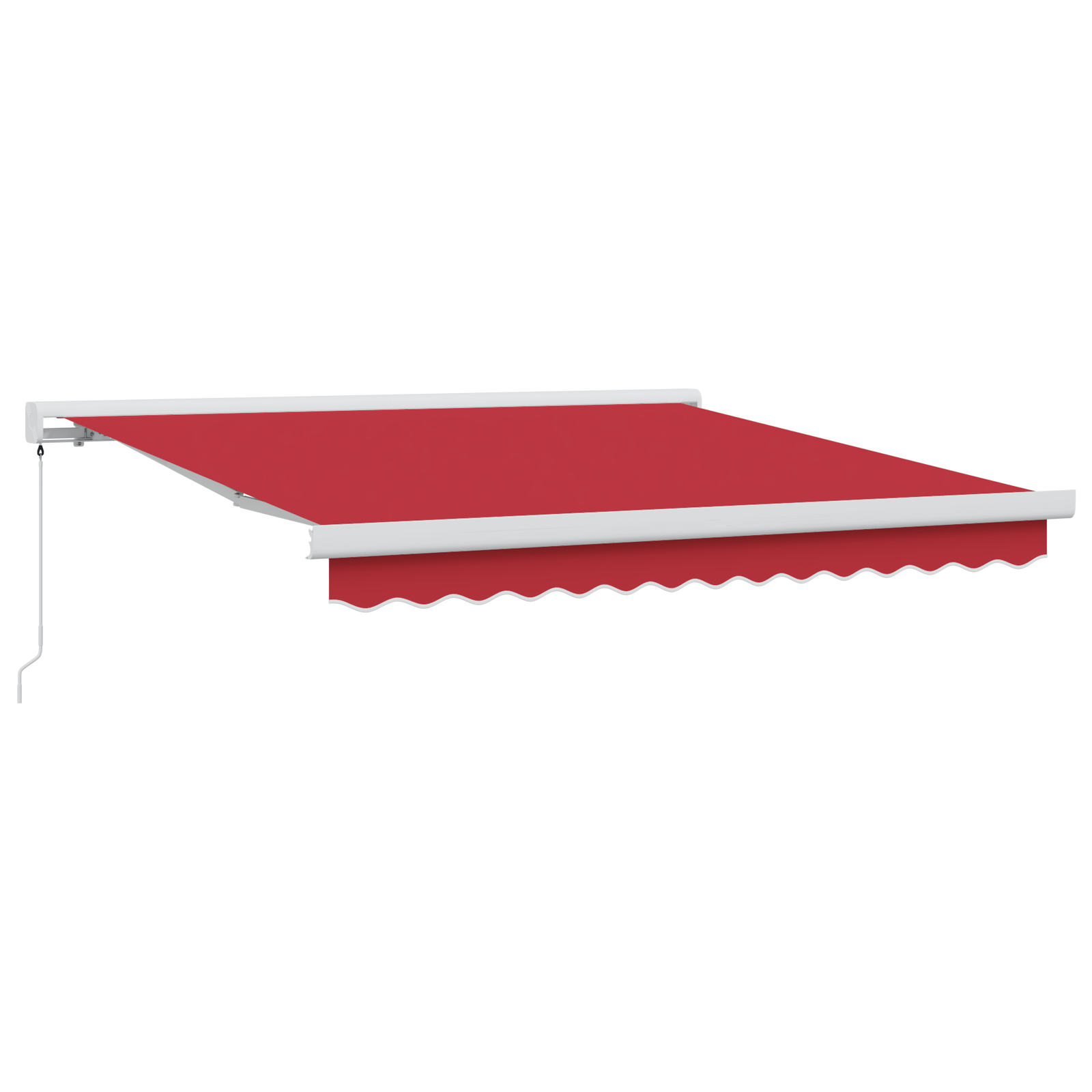 Manual Retractable Awning Red 300x250 cm - Image 2