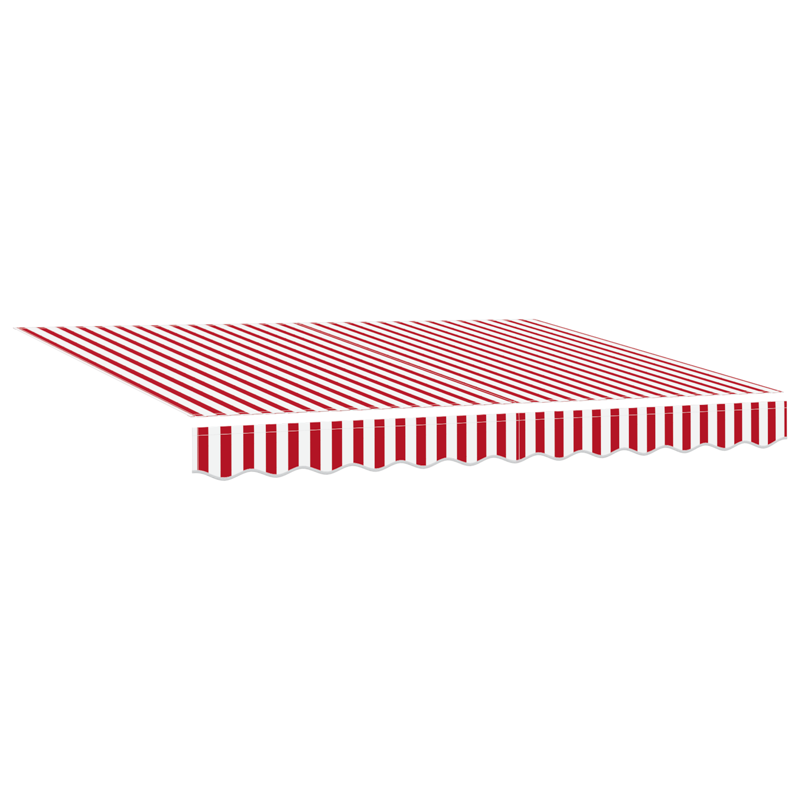 Automatic Retractable Awning Red and White Stripe 350x250 cm - Image 4