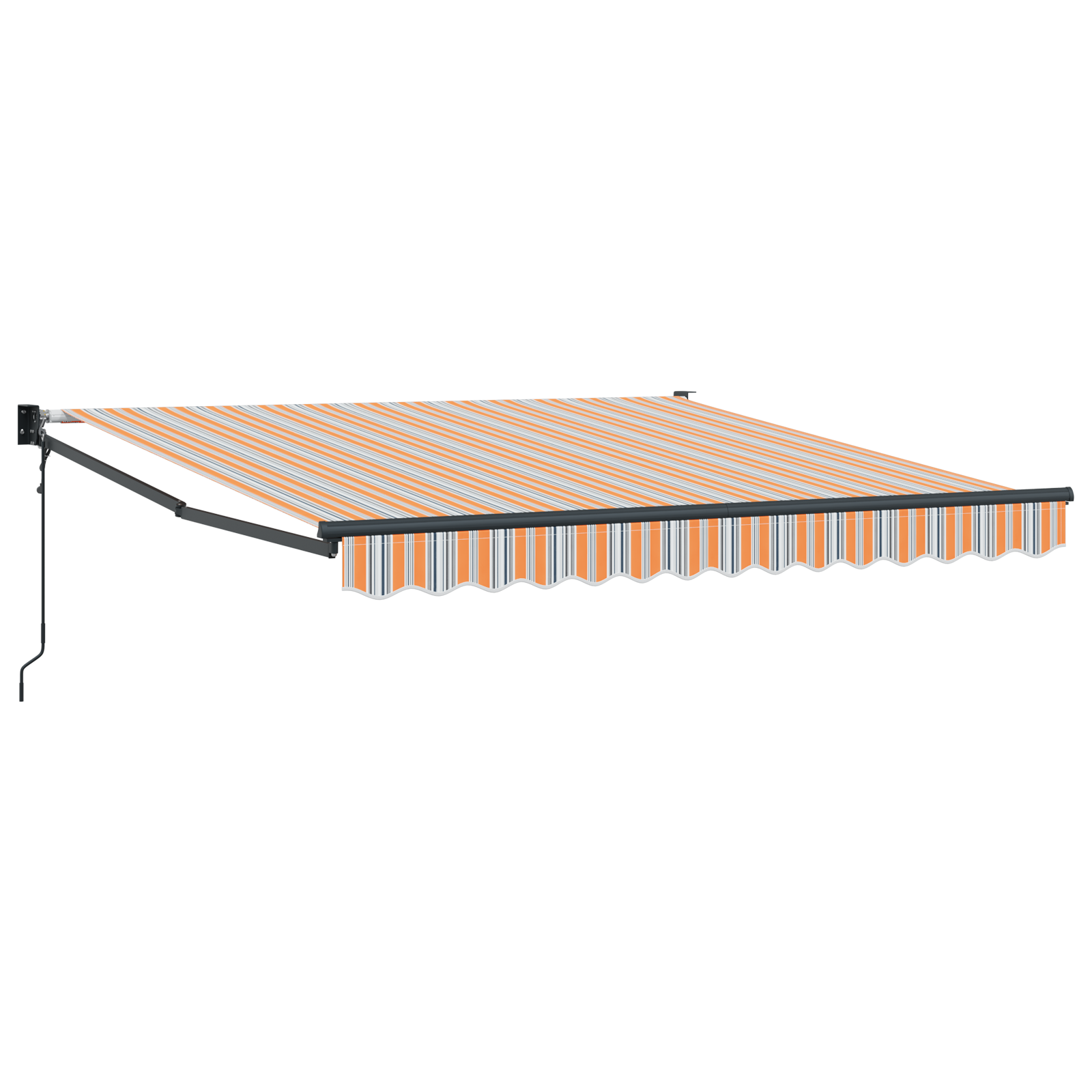 Automatic Retractable Awning Multicolour Stripe 350x250 cm - Image 2