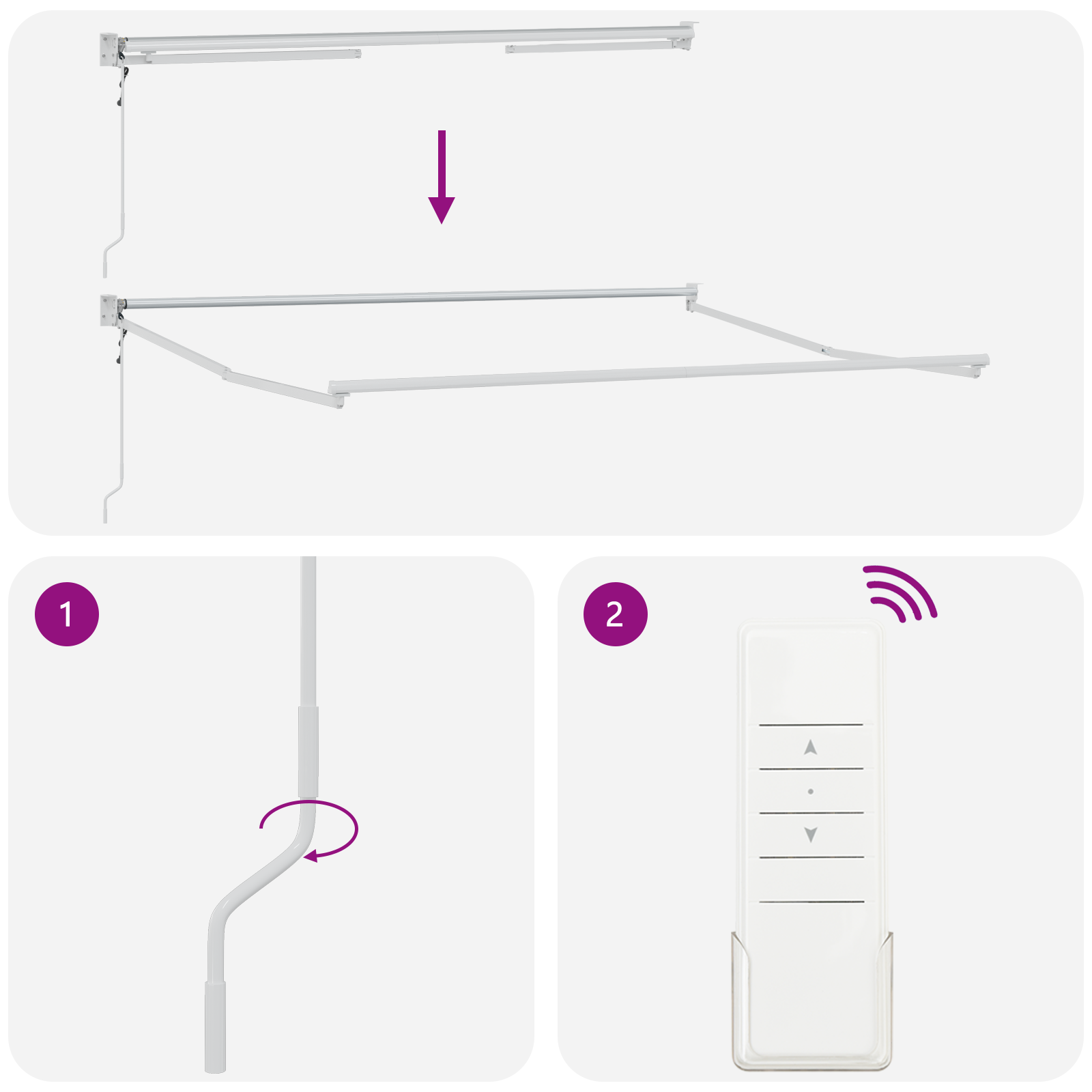 Automatic Retractable Awning Multicolour Stripe 350x250 cm - Image 9