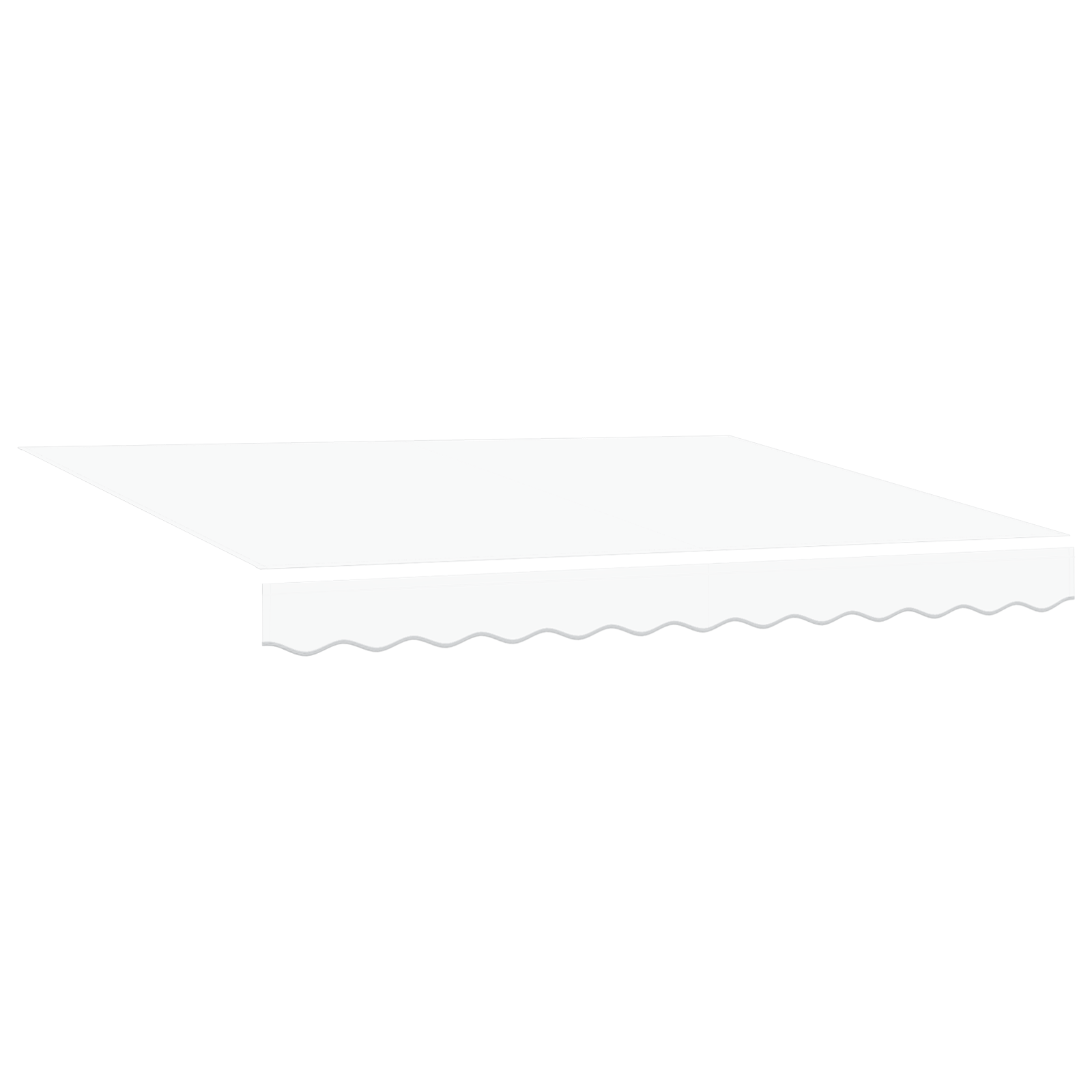 Manual Retractable Awning with LED White 350x250 cm - Image 2