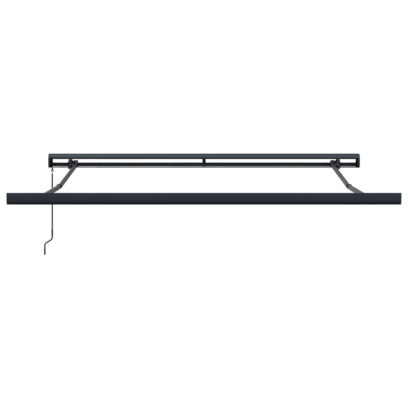 Manual Retractable Awning Light Grey 350x250 cm - Image 7
