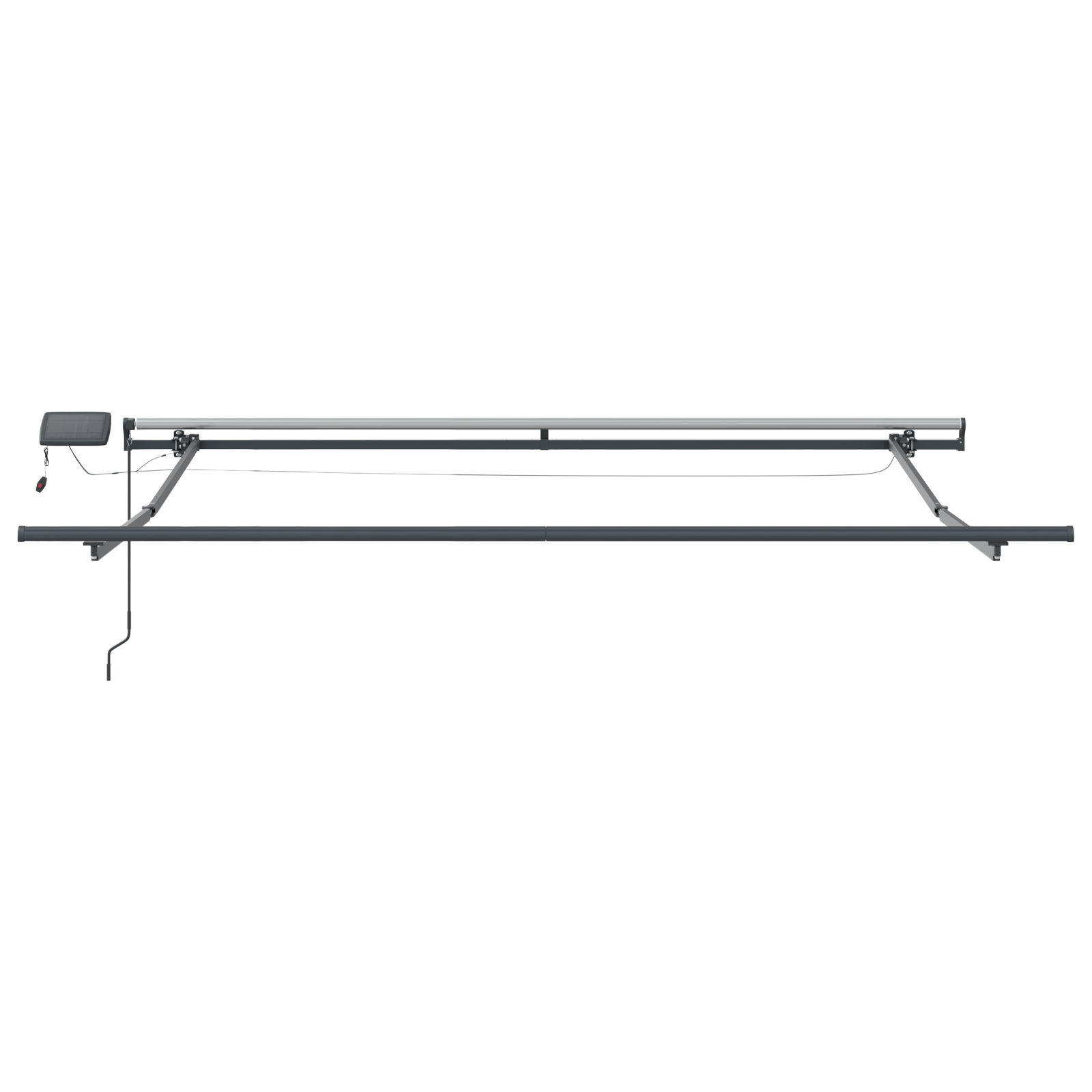Manual Retractable Awning with LED Red 350x250 cm - Image 7
