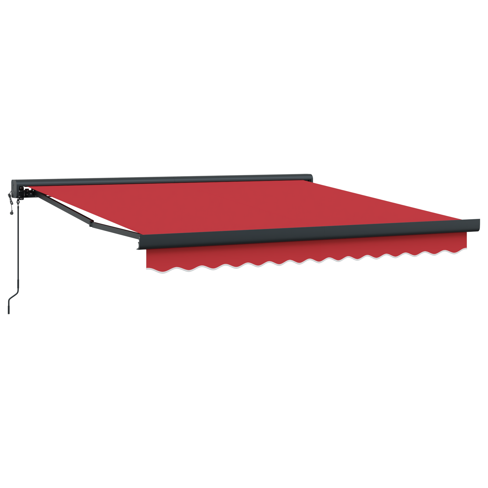 Automatic Retractable Awning Red 350x250 cm - Image 5