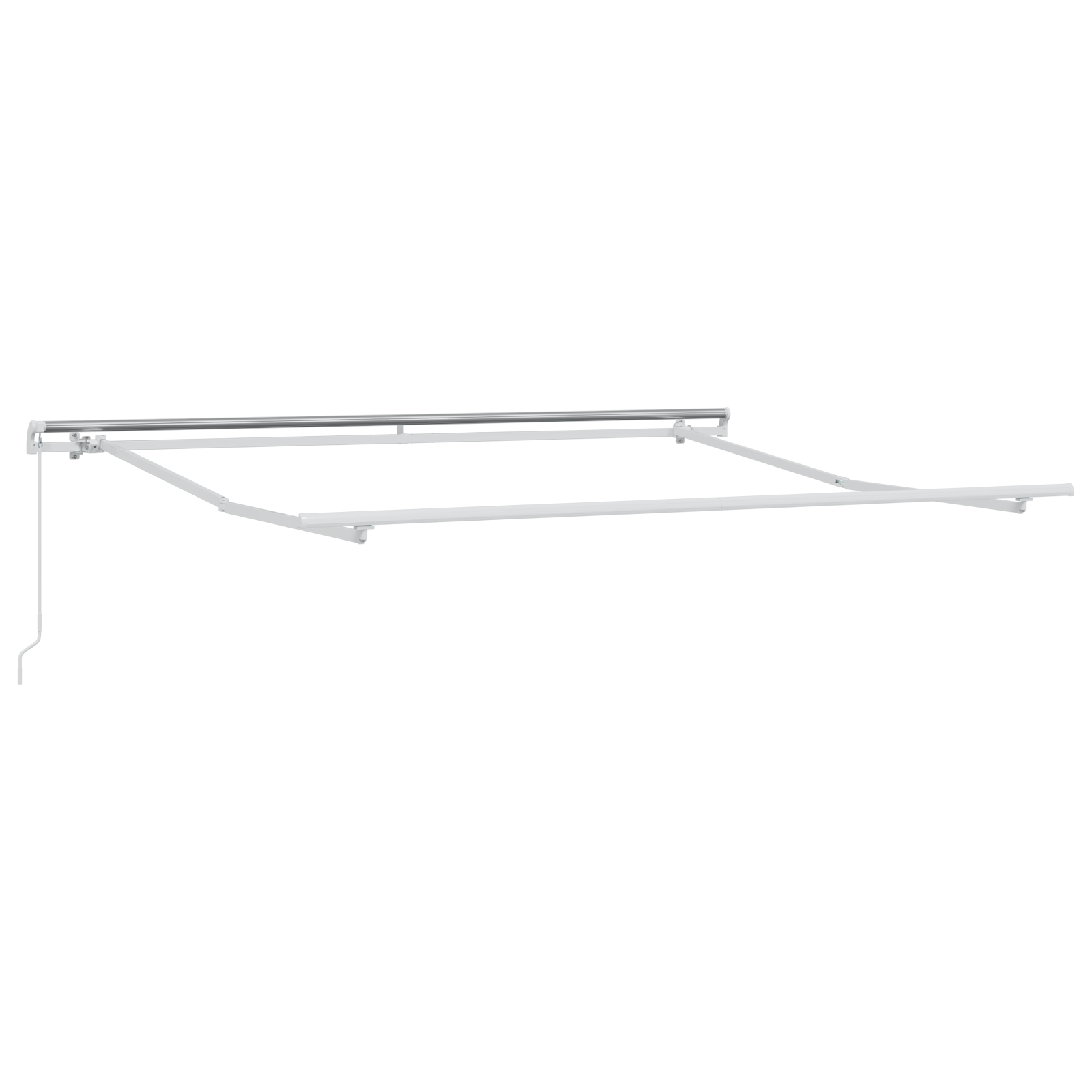 Rankinė Įtraukiama Markizė Žalia ir Geltona 350x250 cm - Image 4