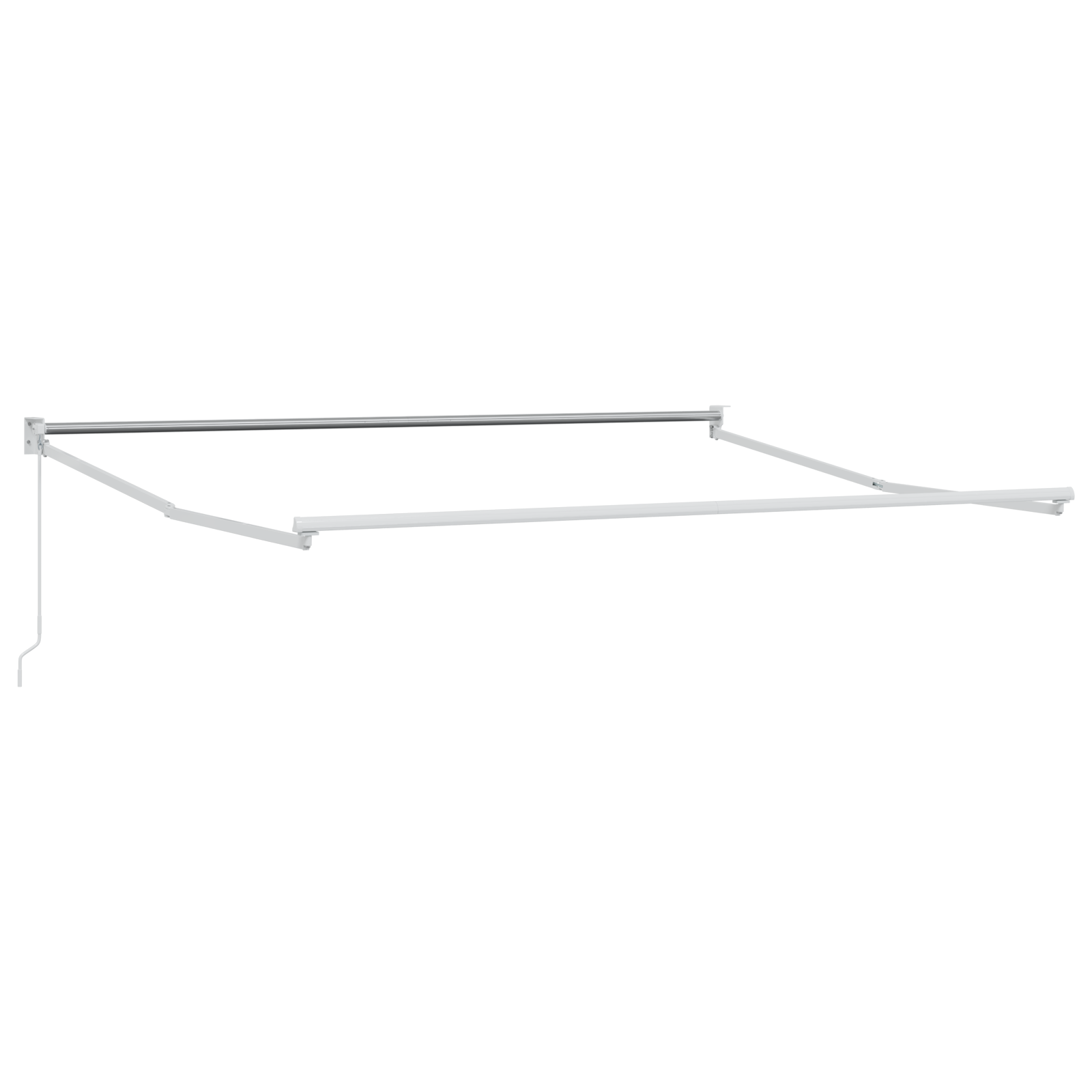 Manual Retractable Awning Green and White 350x250 cm - Image 5