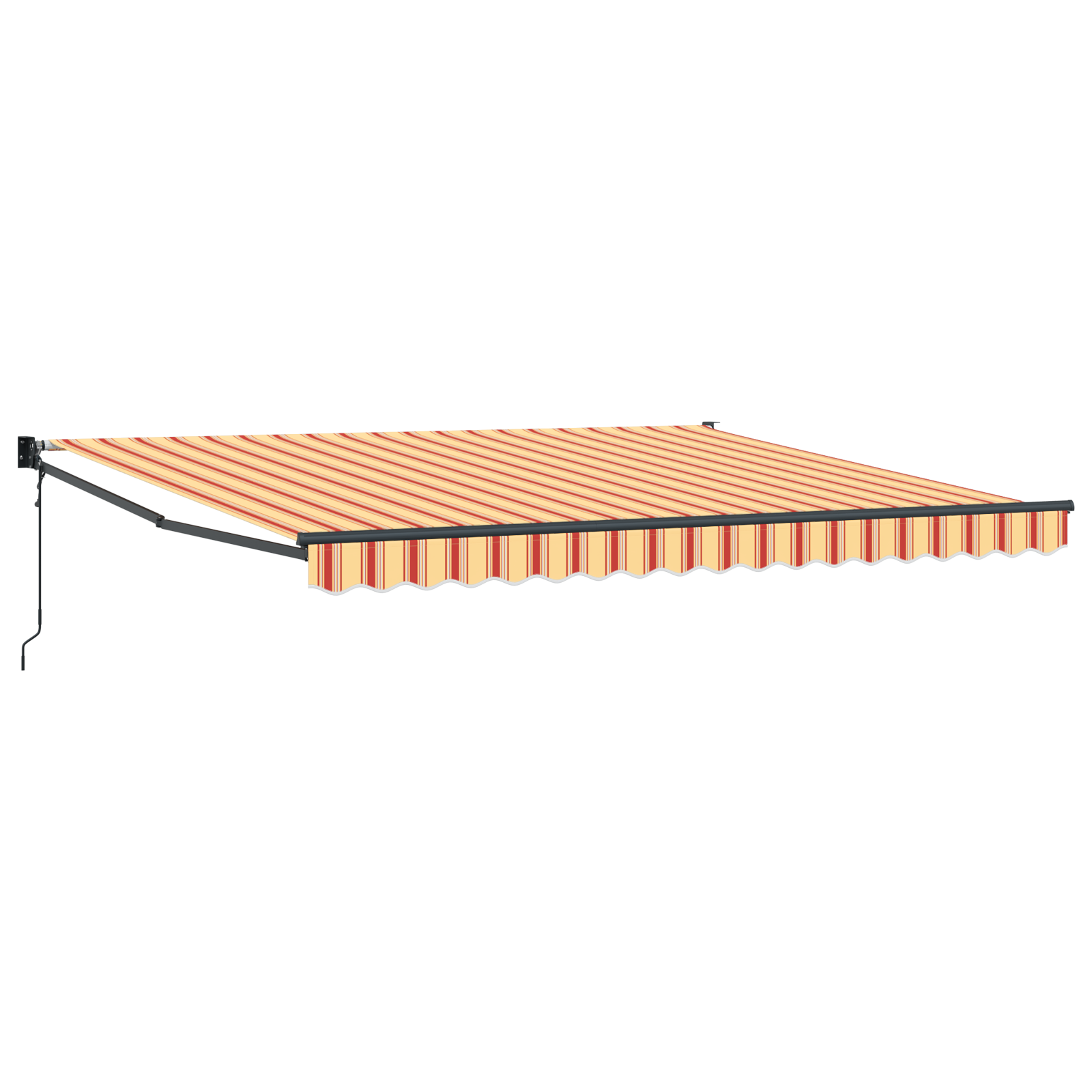 automatinė įtraukiama markizė geltona ir oranžinė 400x300 cm - Image 2