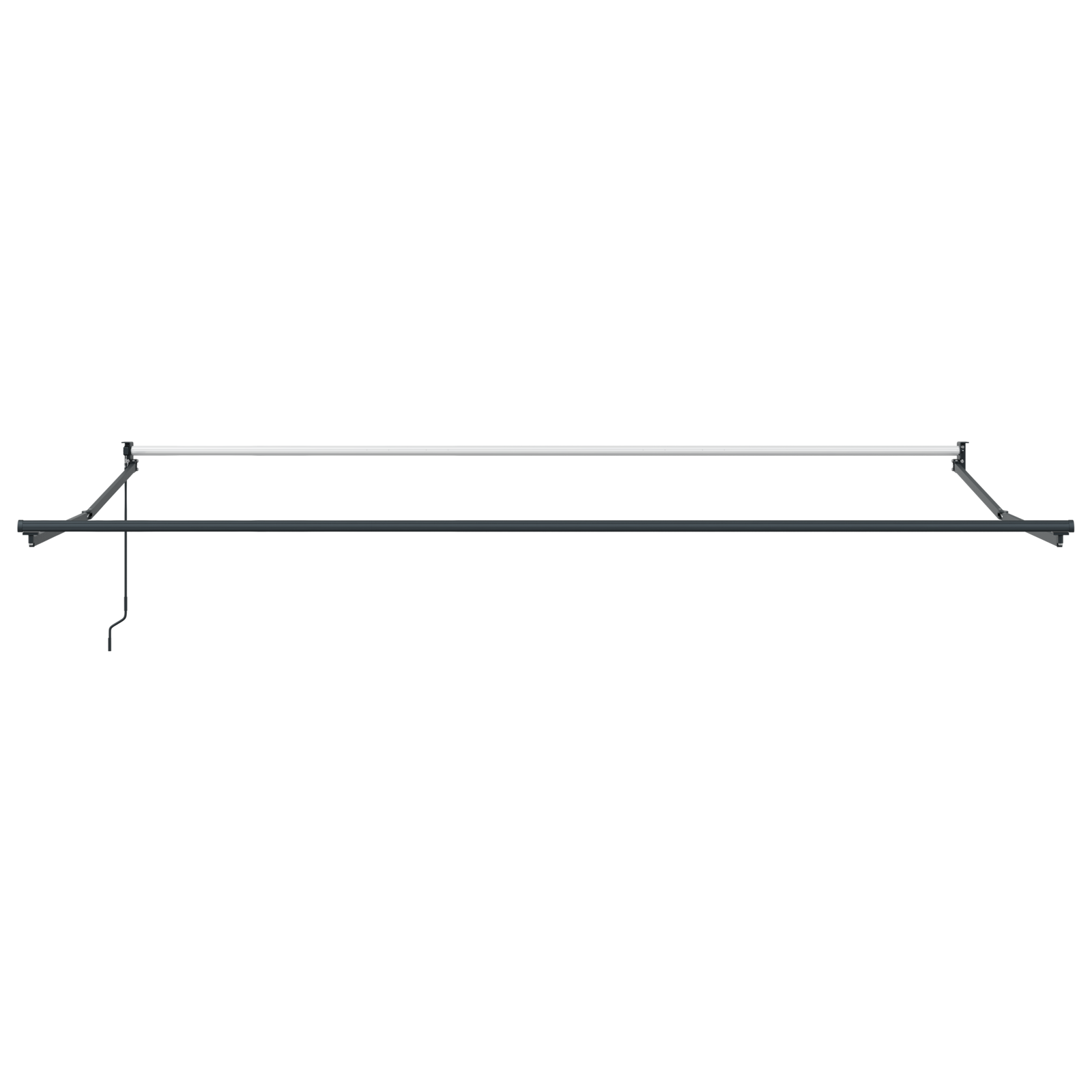 Manual Retractable Awning Black 400x300 cm - Image 7