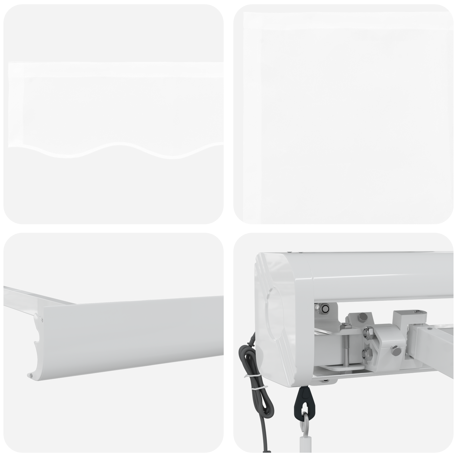 Automatic Retractable Awning White 400x300 cm - Image 8