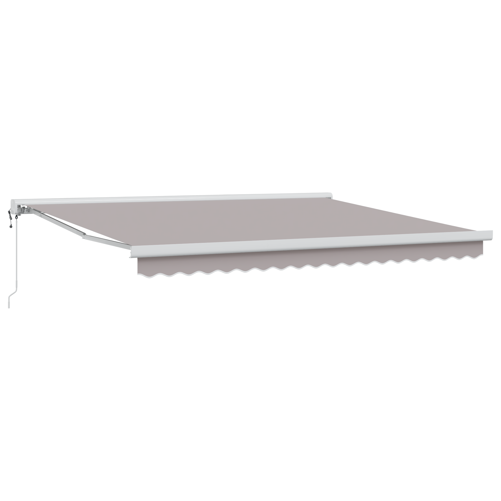 Automatic Retractable Awning Light Grey 400x300 cm - Image 2