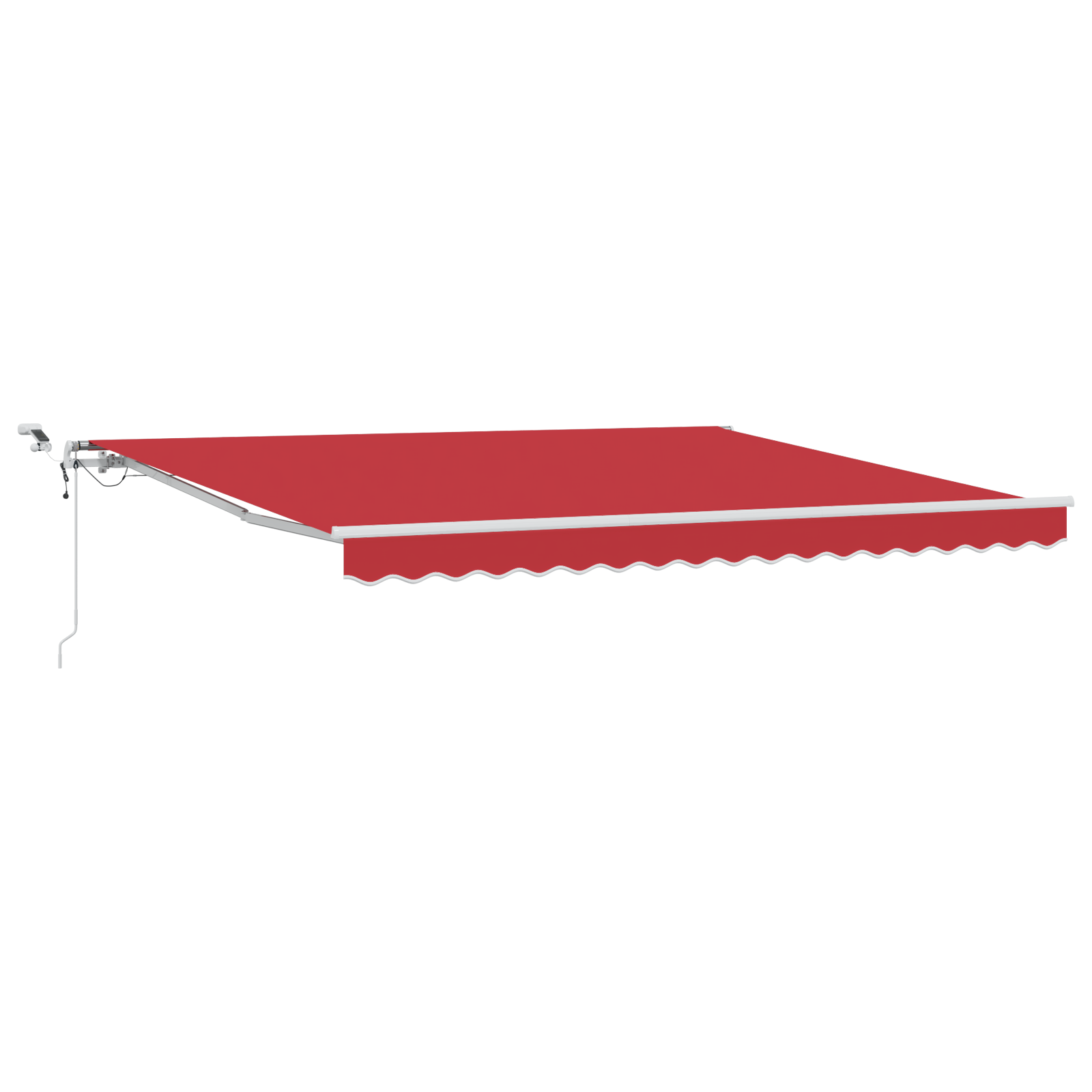 Automatic Retractable Awning with LED Red 400x300 cm - Image 2