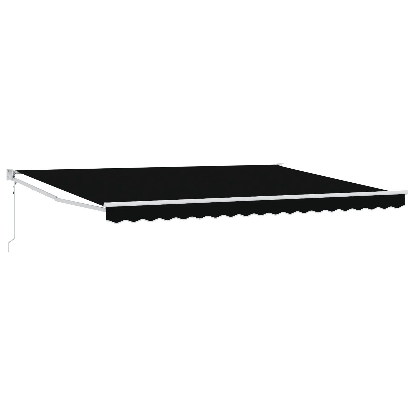 vidaXL automātiskā ievelkamā nojume Melna 450x300 cm-image-3330964