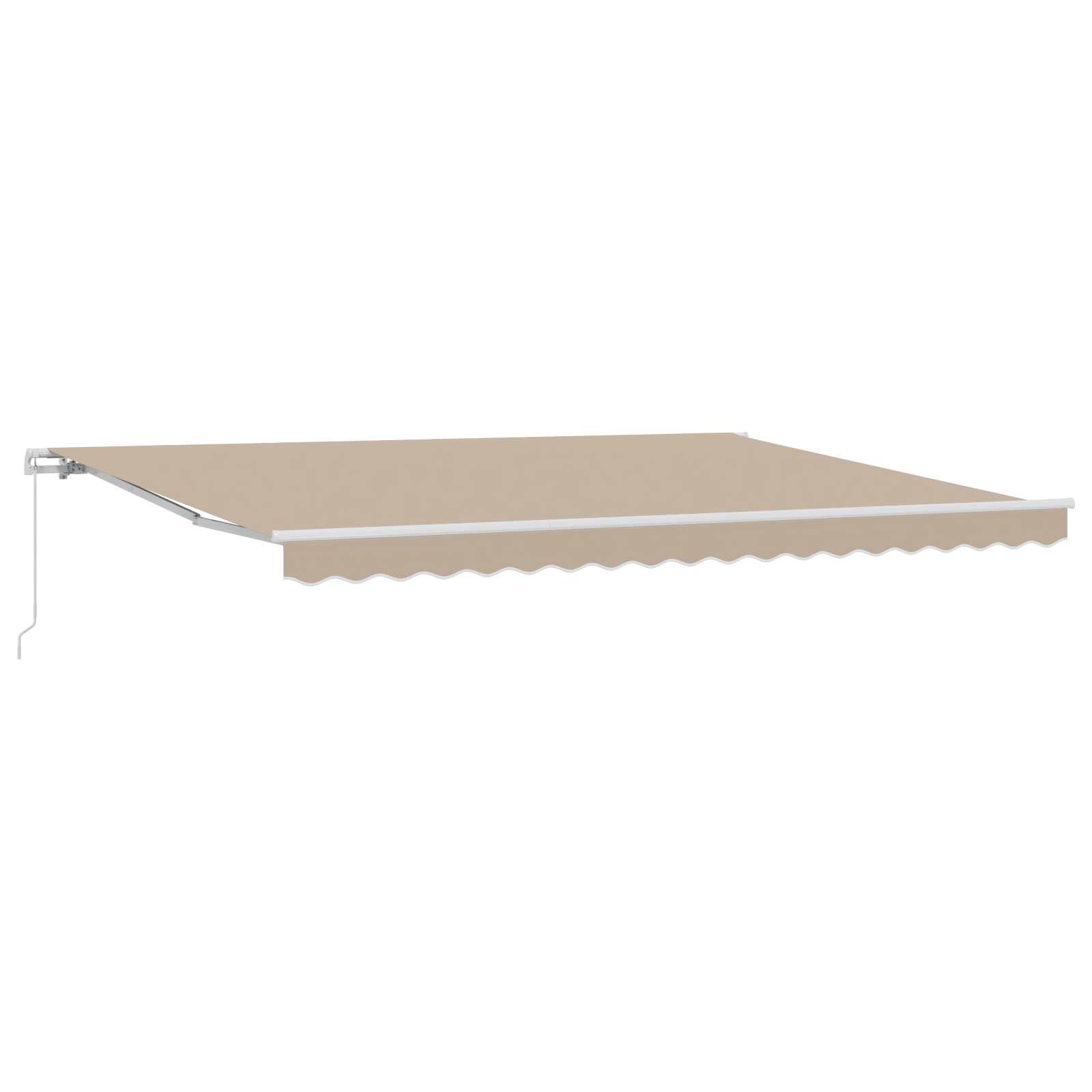 Manual Retractable Awning Beige 450x300 cm - Image 2