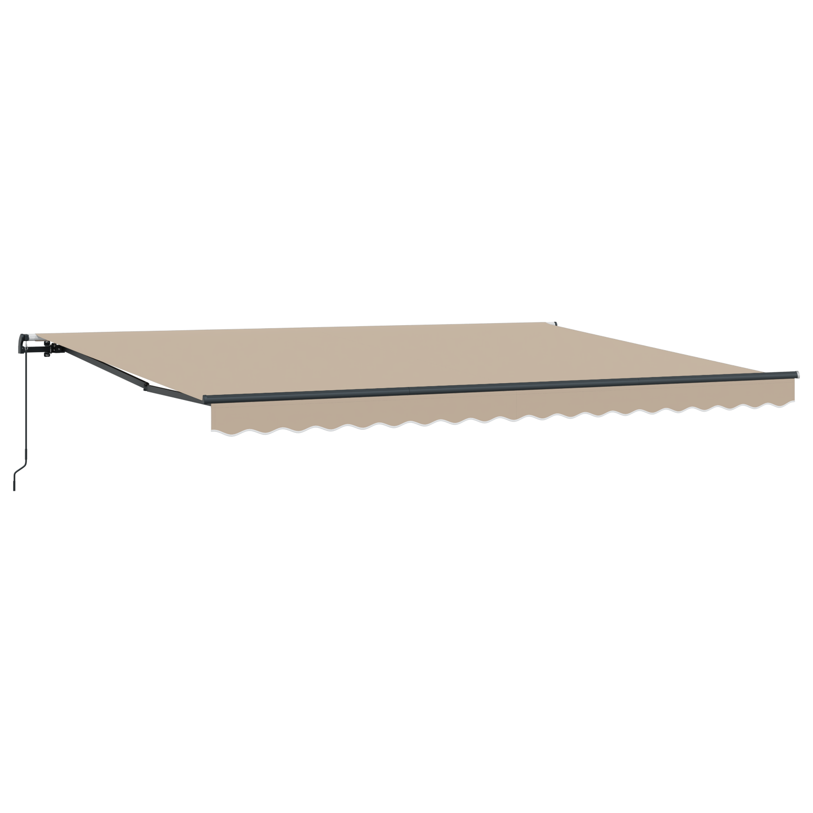 Manual Retractable Awning Beige 450x300 cm - Image 5