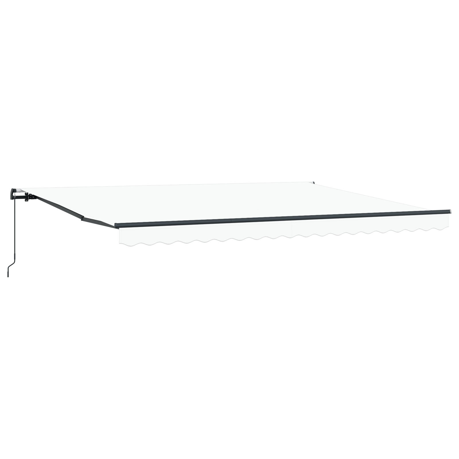 Manual Retractable Awning White 450x300 cm - Image 5