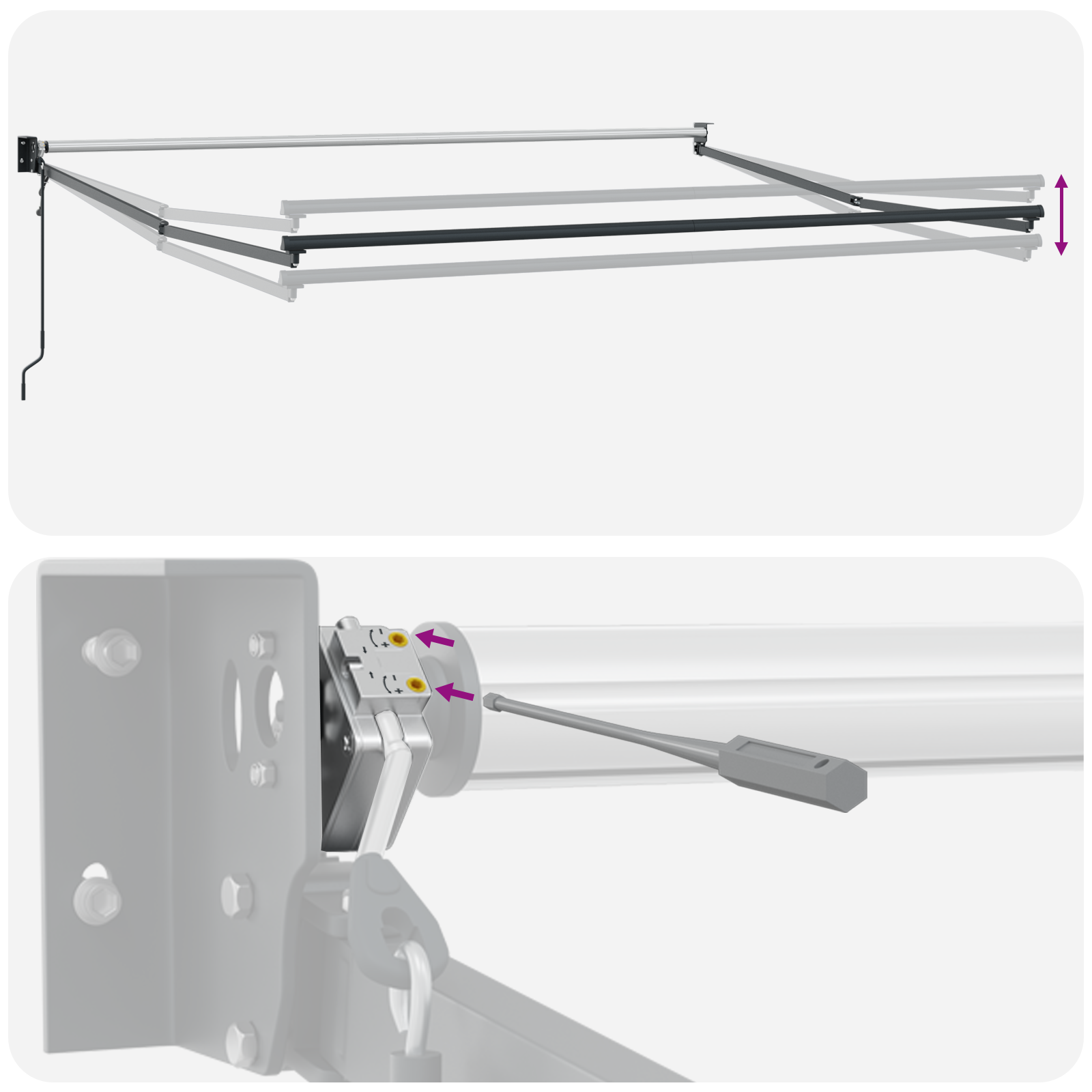 Automatic Retractable Awning Red 450x300 cm - Image 10