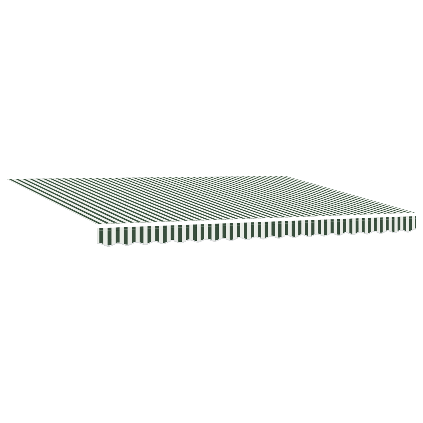 Automatic Retractable Awning Green and White 450x300 cm - Image 5