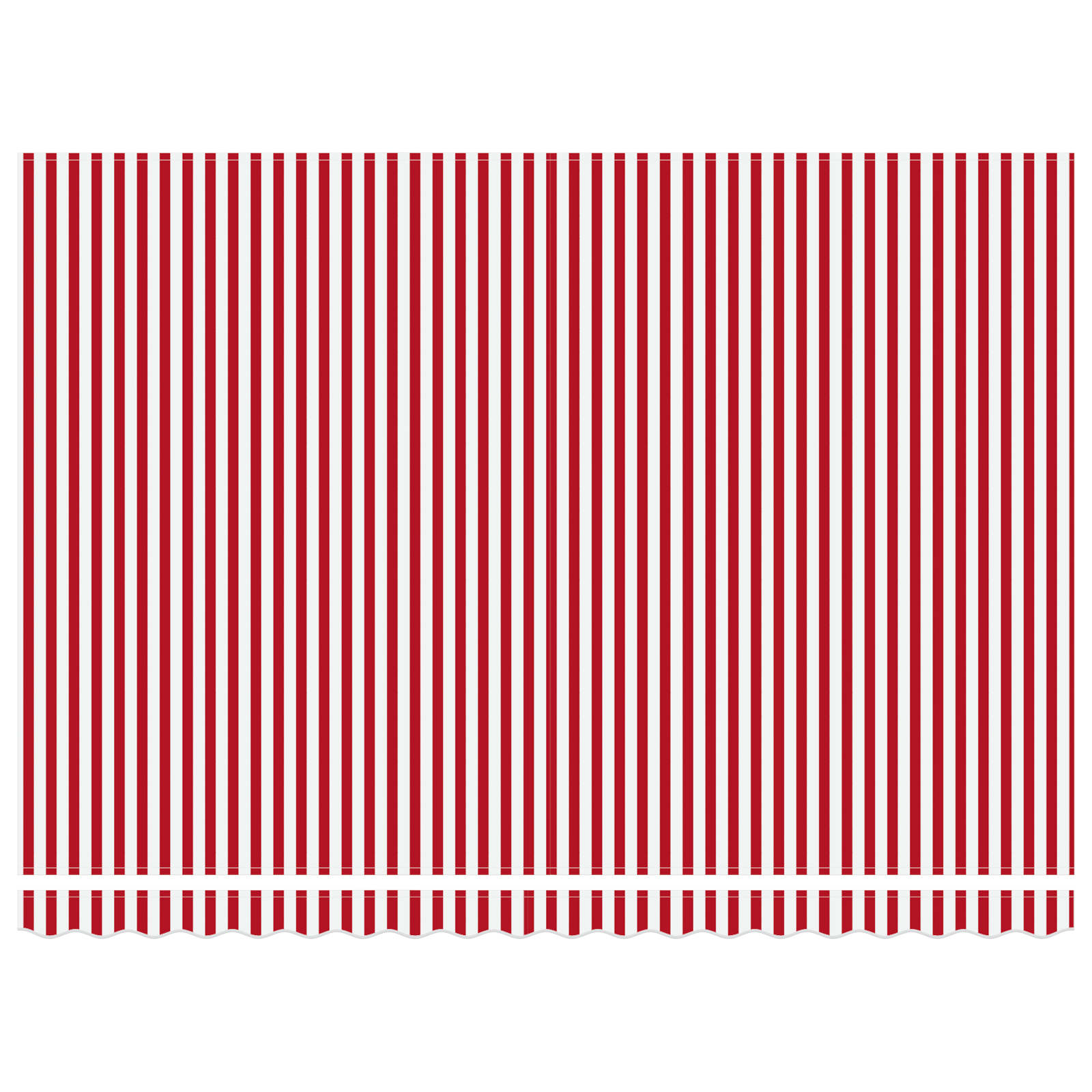 Automatische intrekbare luifel met rood en wit gestreept design 450x350 cm image 6