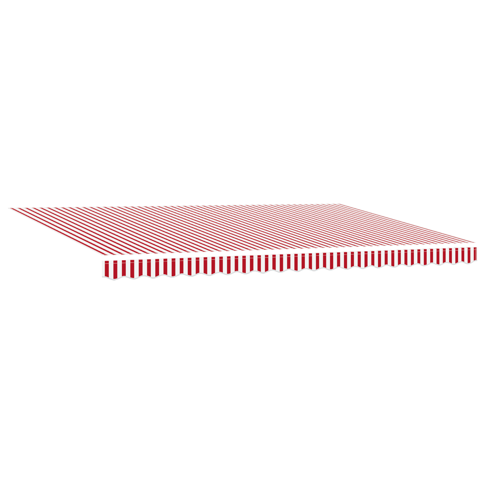 Automatic Retractable Awning Red and White Stripe 500x300 cm - Image 4