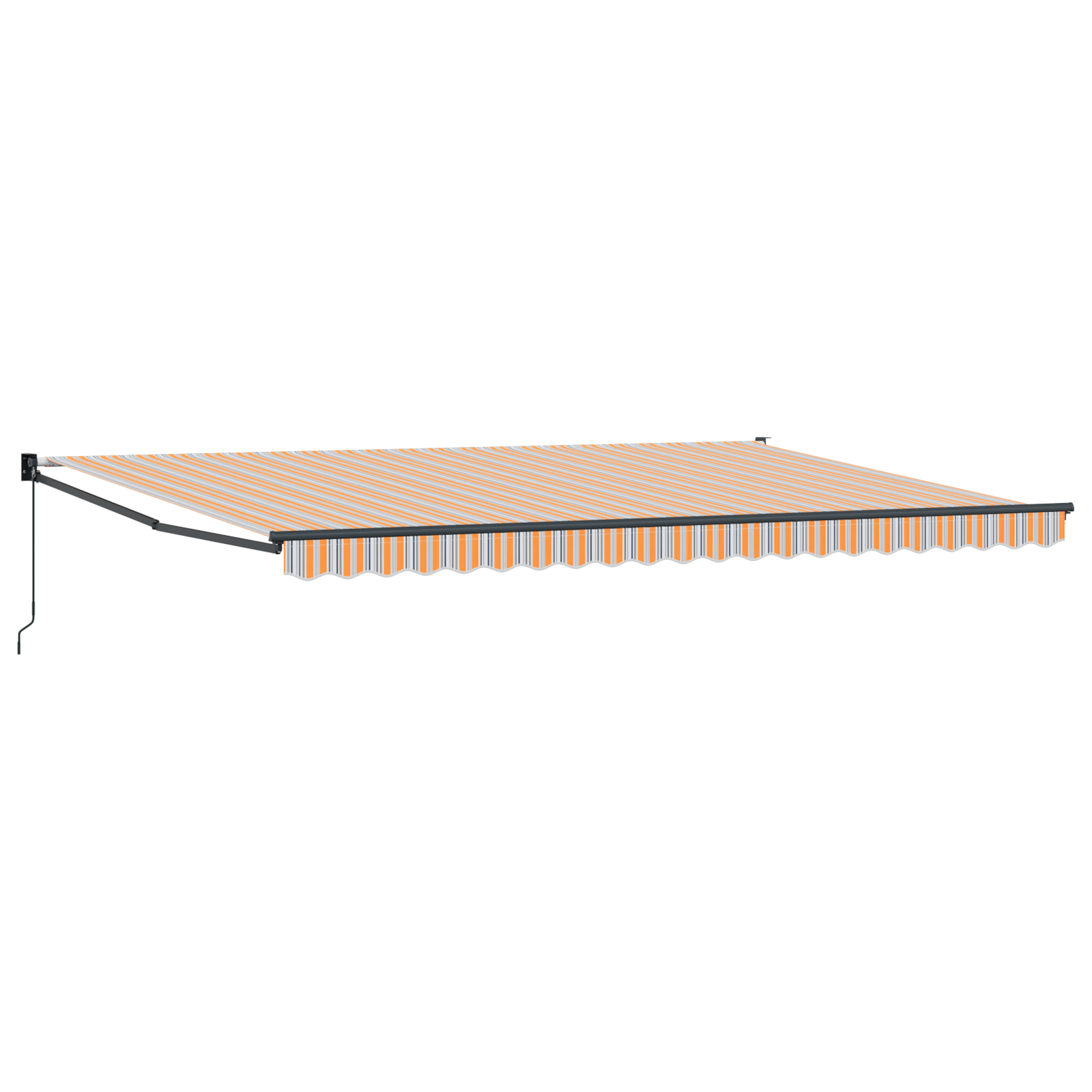 Rankinė Įtraukiama Markizė Daugiaspalvė Dryžuota 500x300 cm - Image 2