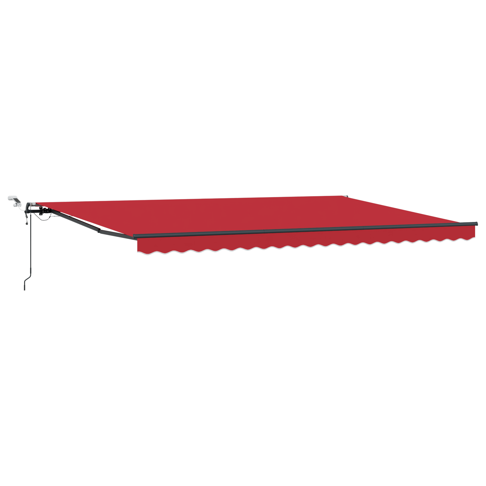 Automatic Retractable Awning with LED Red 500x300 cm - Image 2