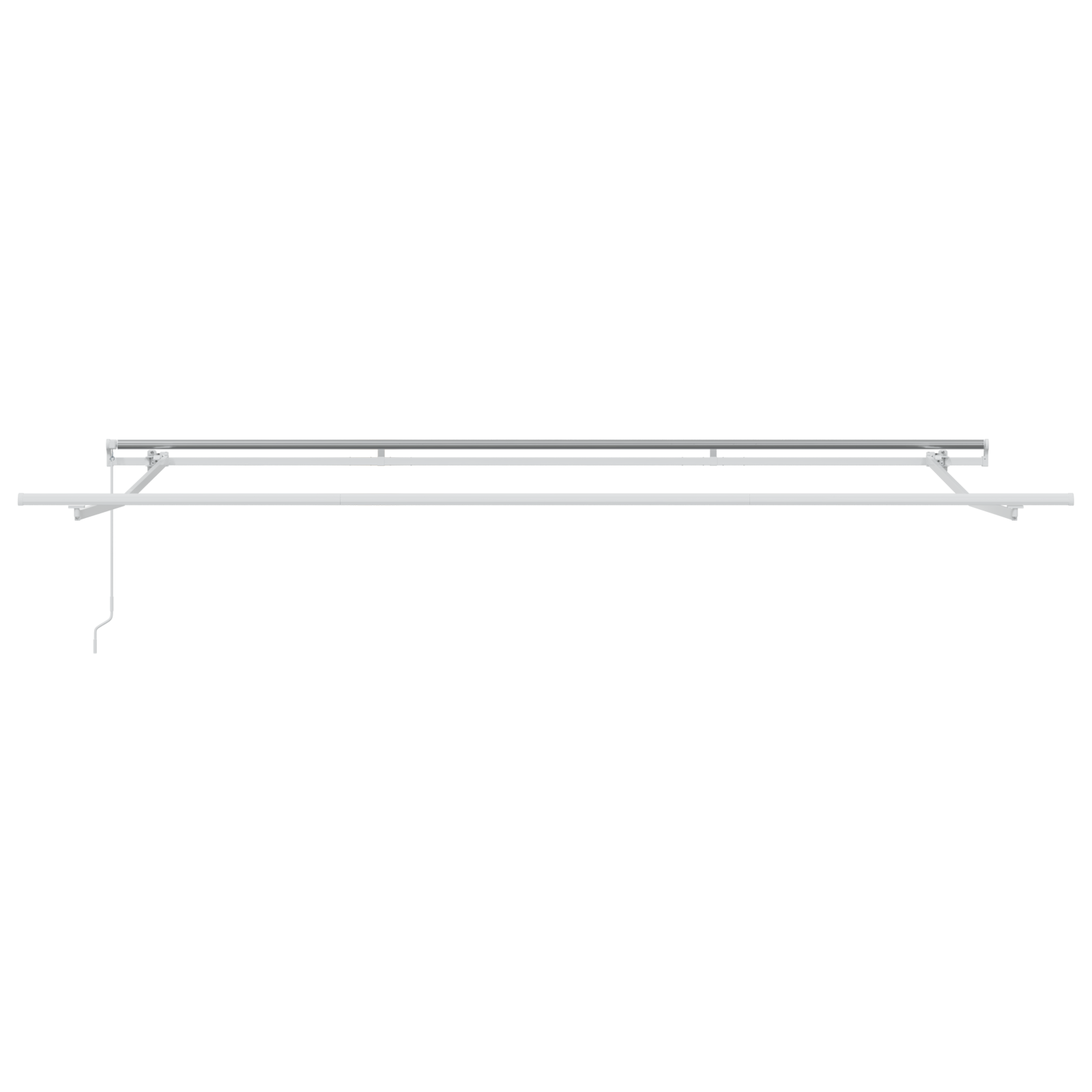rankinė įtraukiama markizė Raudona ir pilka 500x350 cm - Image 6