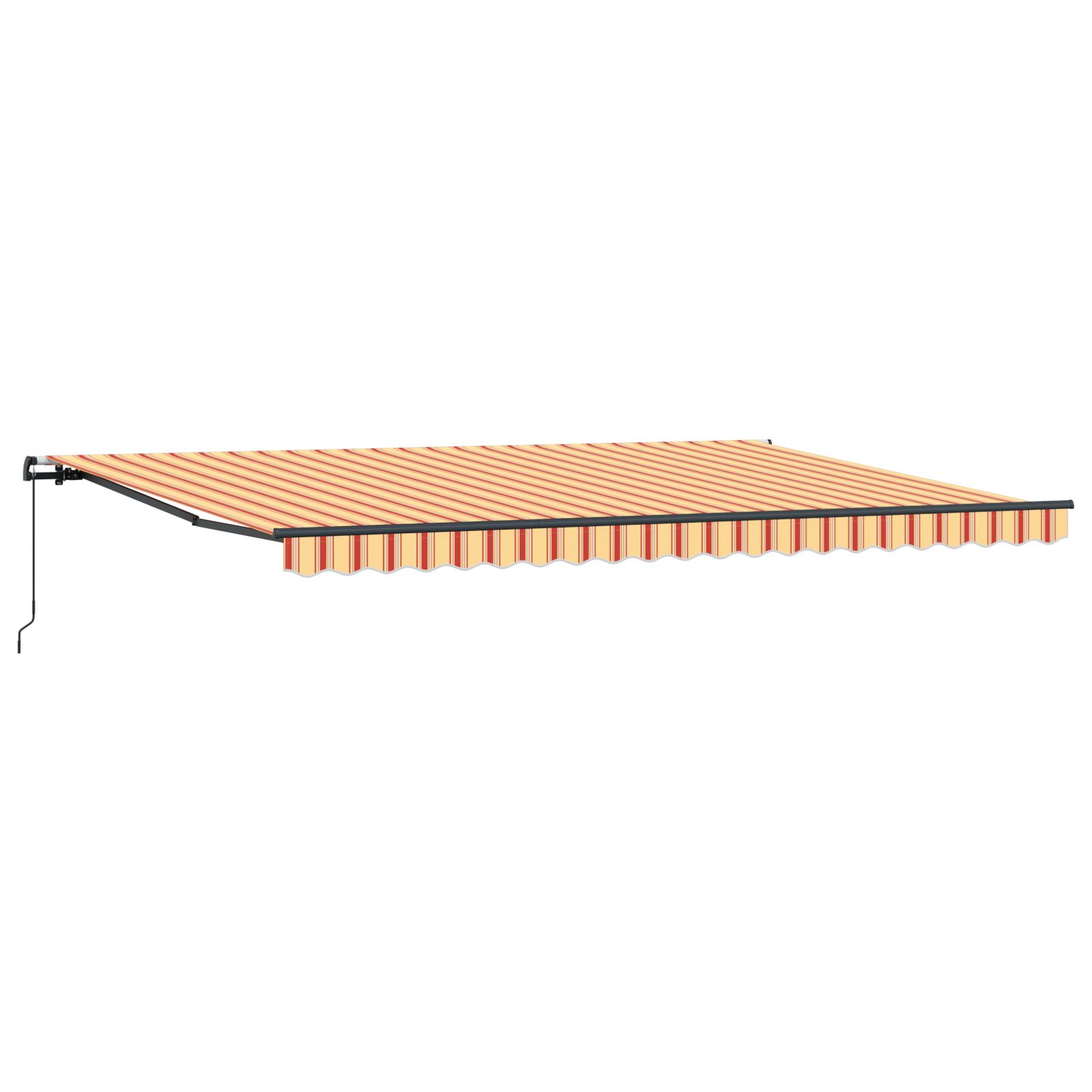 Manual Retractable Awning Yellow and Orange 500x350 cm - Image 5