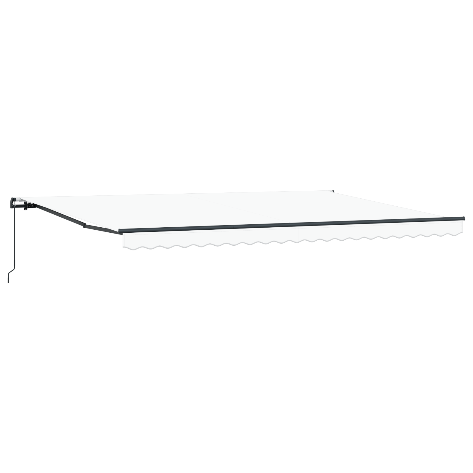 Manual Retractable Awning White 500x350 cm - Image 5