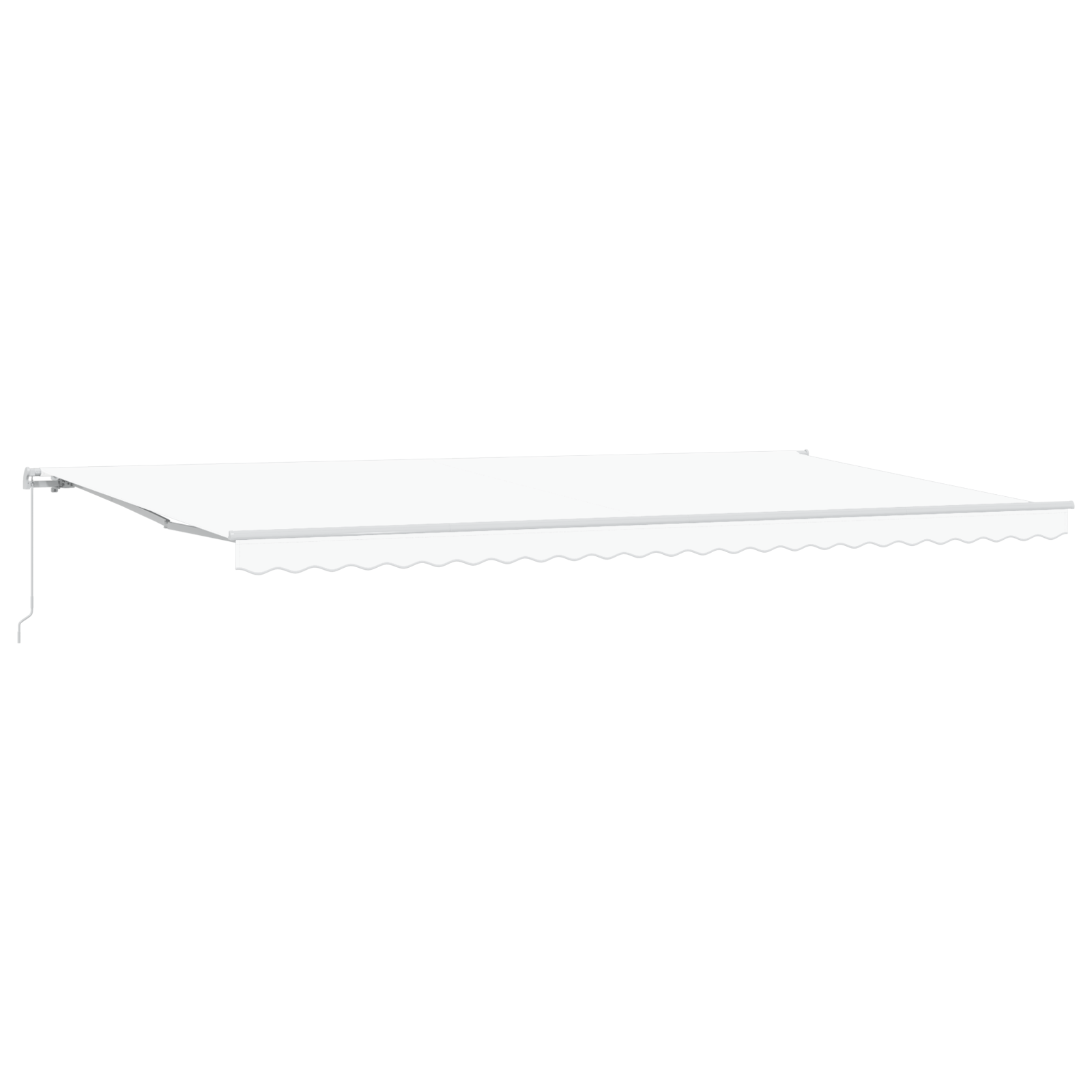 Manual Retractable Awning White 600x300 cm - Image 2