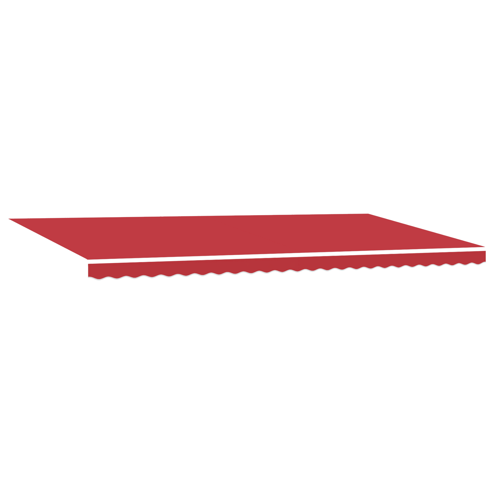Manual Retractable Awning Red 600x350 cm - Image 5