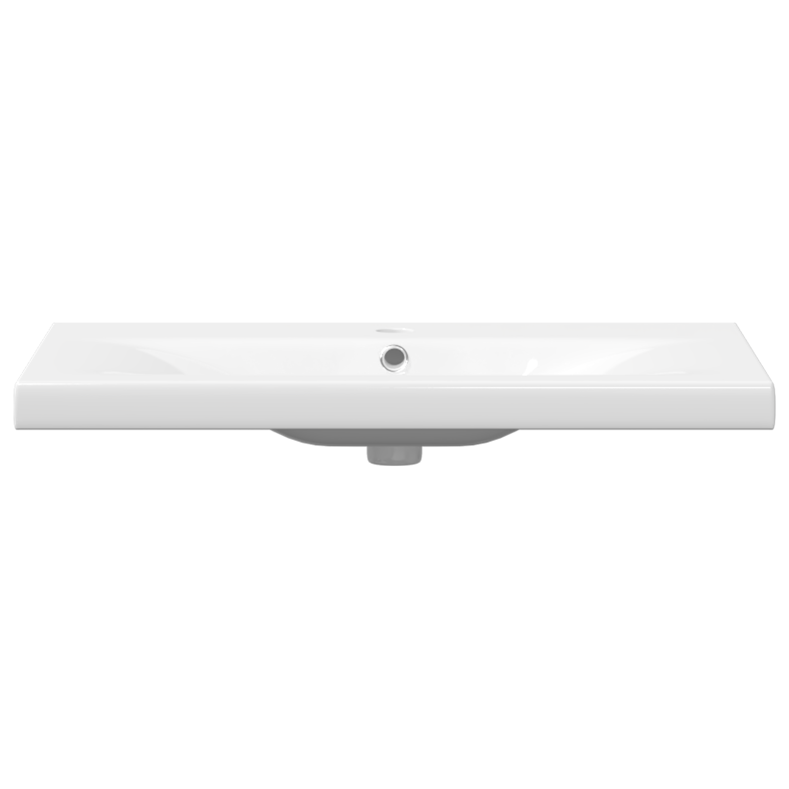 Bathroom Sink Cabinet with Built-in Basin Old Wood Engineered Wood - Image 8