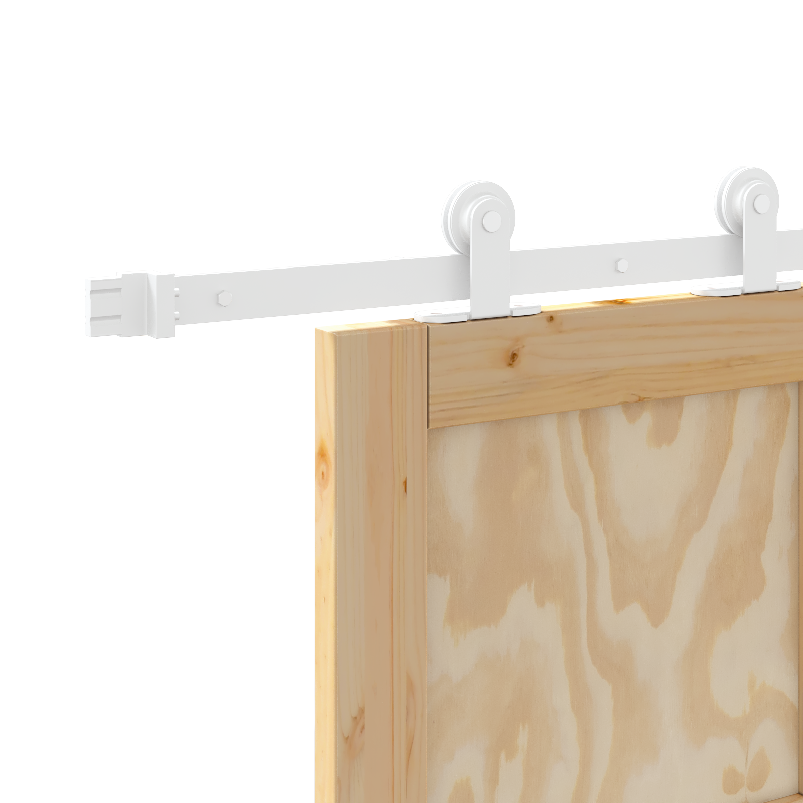 Sliding Door with Hardware Set 'ORKDAL'Solid Wood Pine - Image 10
