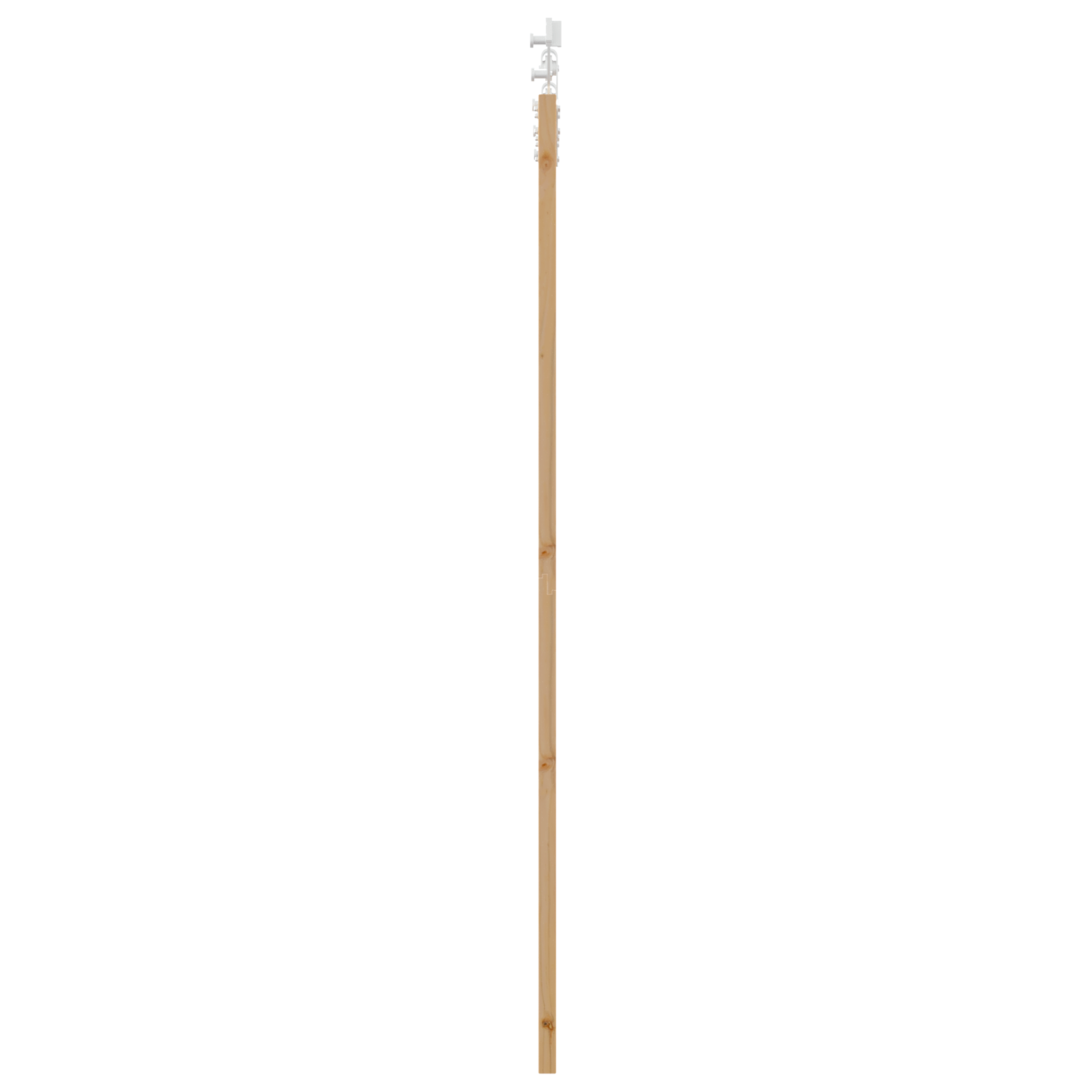 Sliding Door with Hardware Set 83x211 cm Solid Wood Pine - Image 5