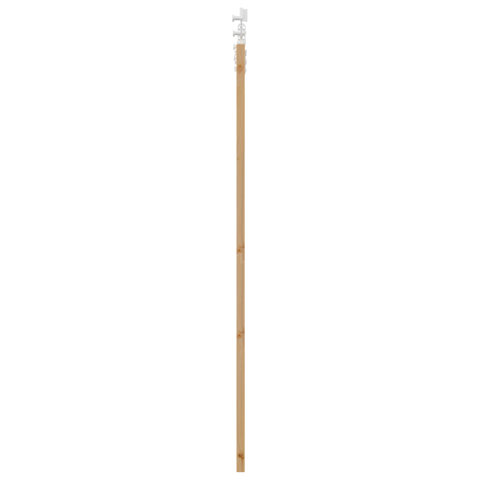 Sliding Door with Hardware Set 86x198.5 cm Solid Wood Pine - Image 5