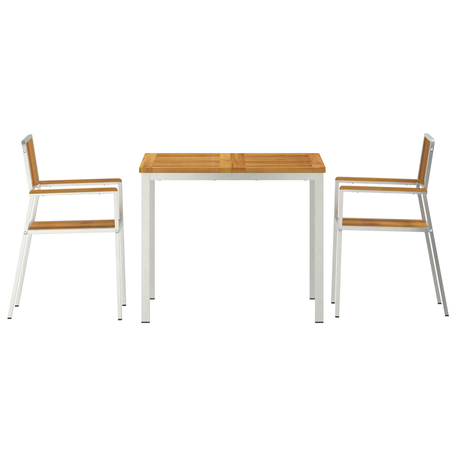 3 Piece Garden Dining Set Solid Wood Acacia - Image 7