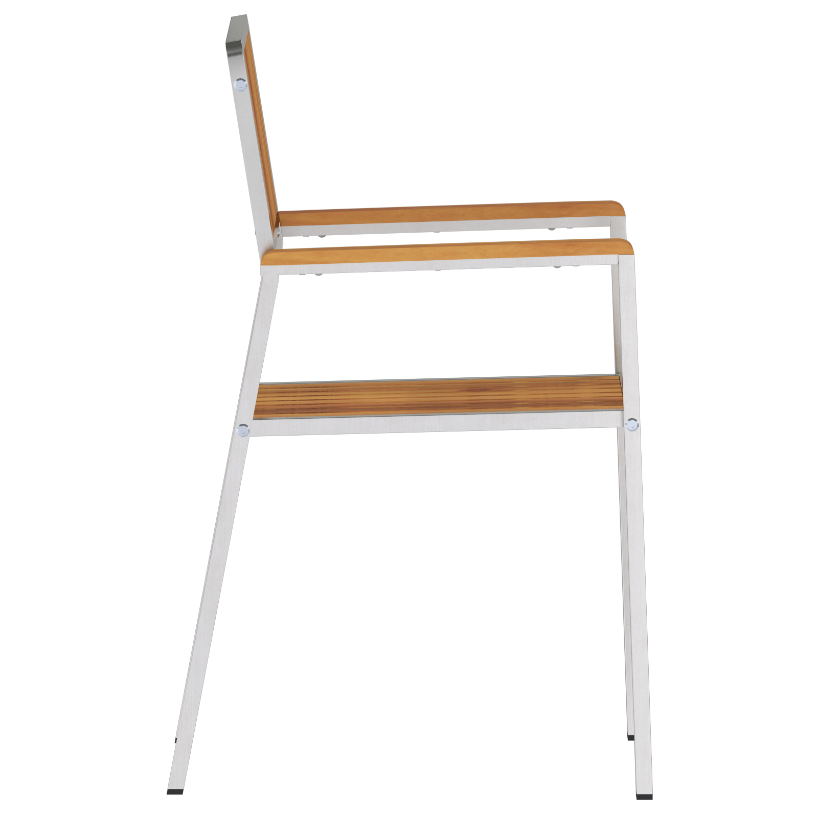 Stacking Garden Chairs 6 pcs 54.5x56x87 cm Solid Wood Acacia - Image 6