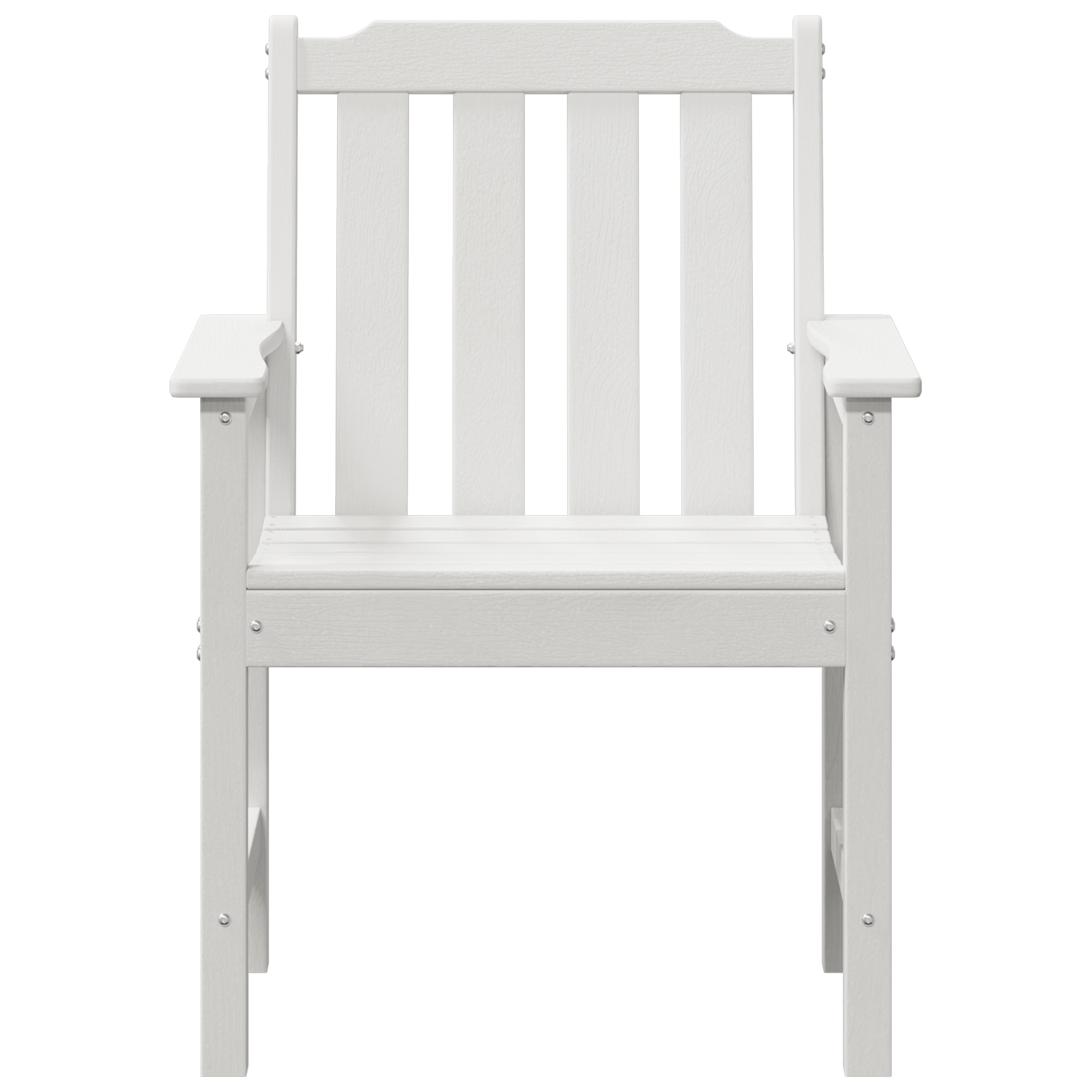 Garden Dining Chairs 4 pcs White 65,5x55,5x88 cm HDPE - Image 5