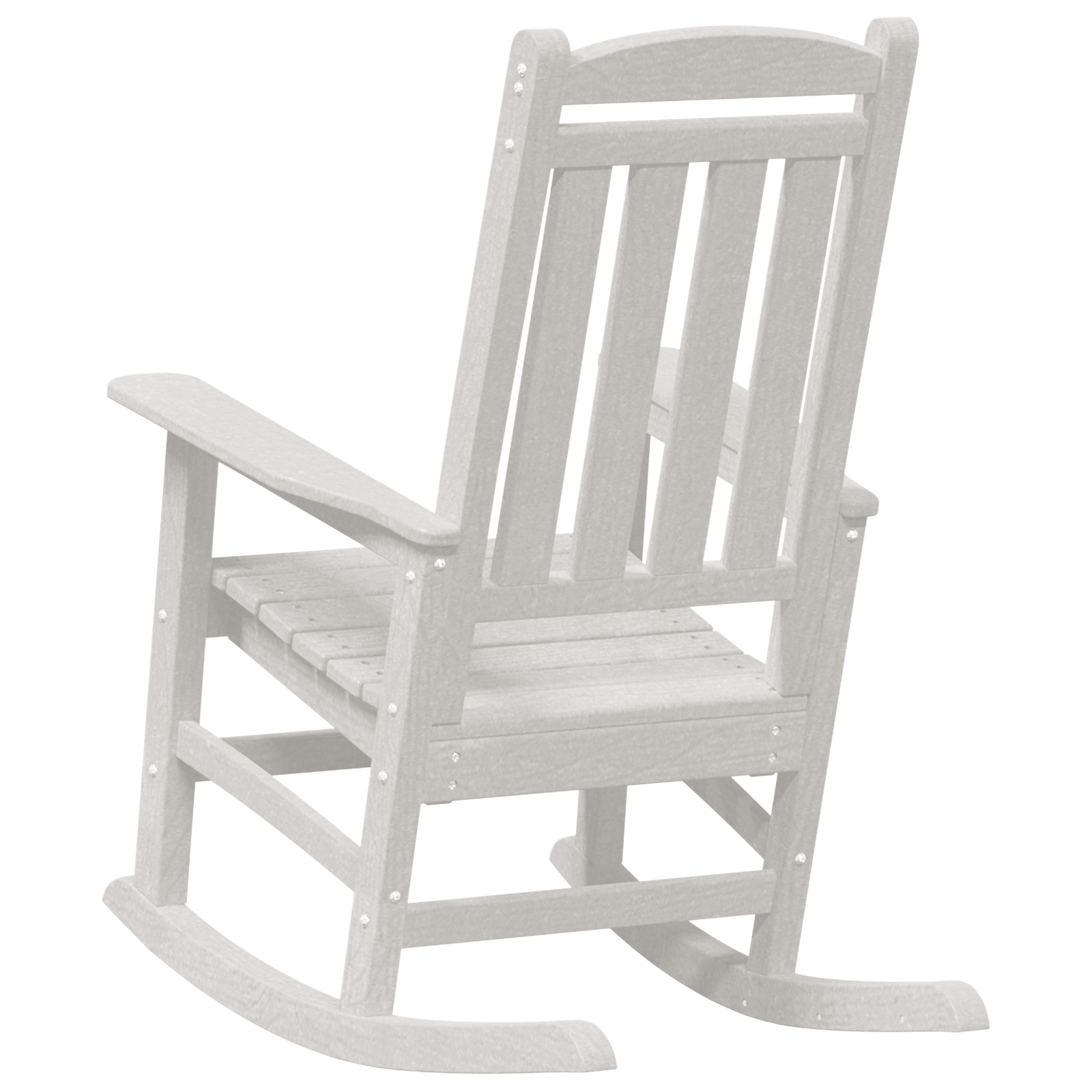 Garden Rocking Chairs 2 pcs White 70x92x107.5 cm HDPE - Image 7