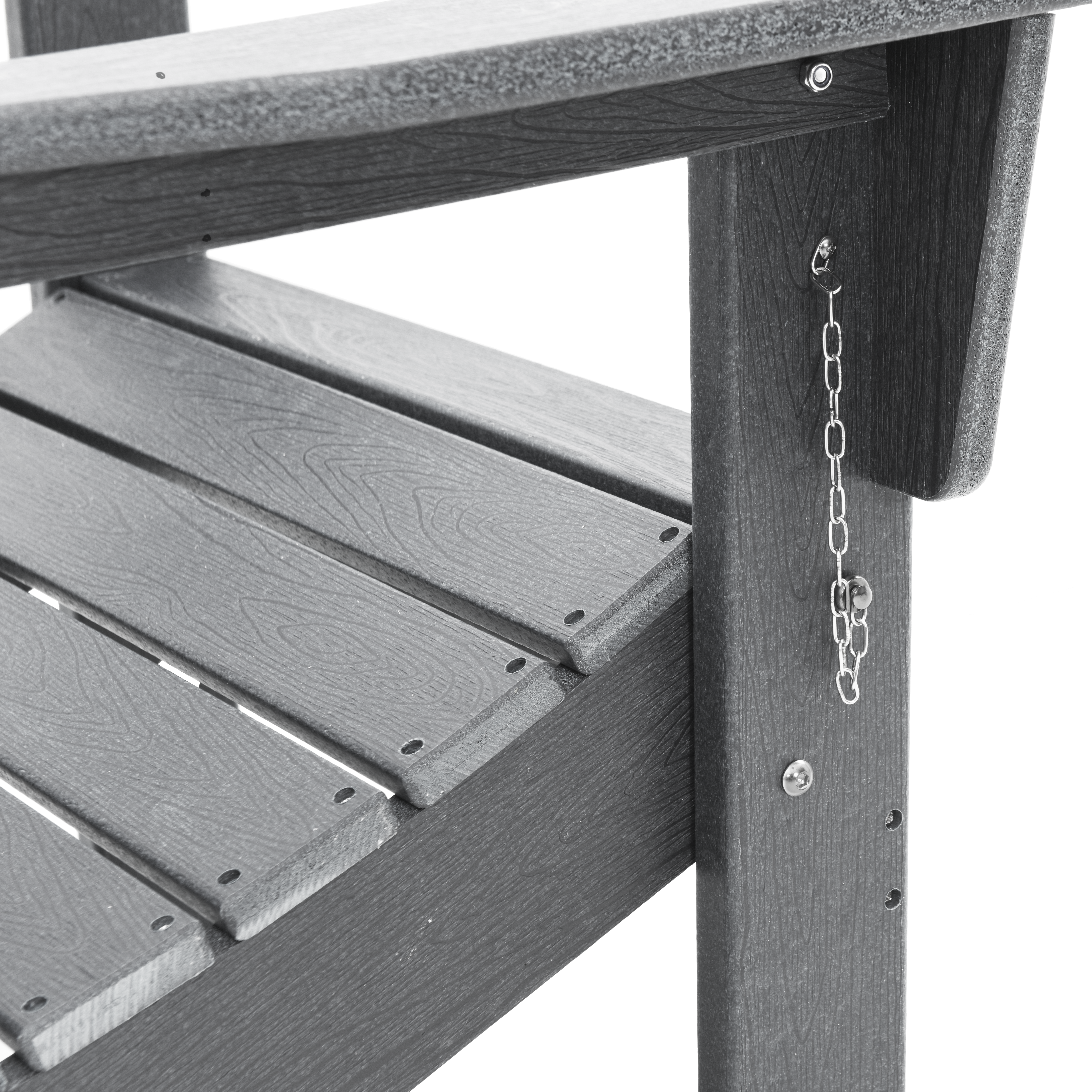 sulankstomos Adirondack kėdės 2 vnt Šviesiai pilka 74.5x80.5x90 cm HDPE - Image 10