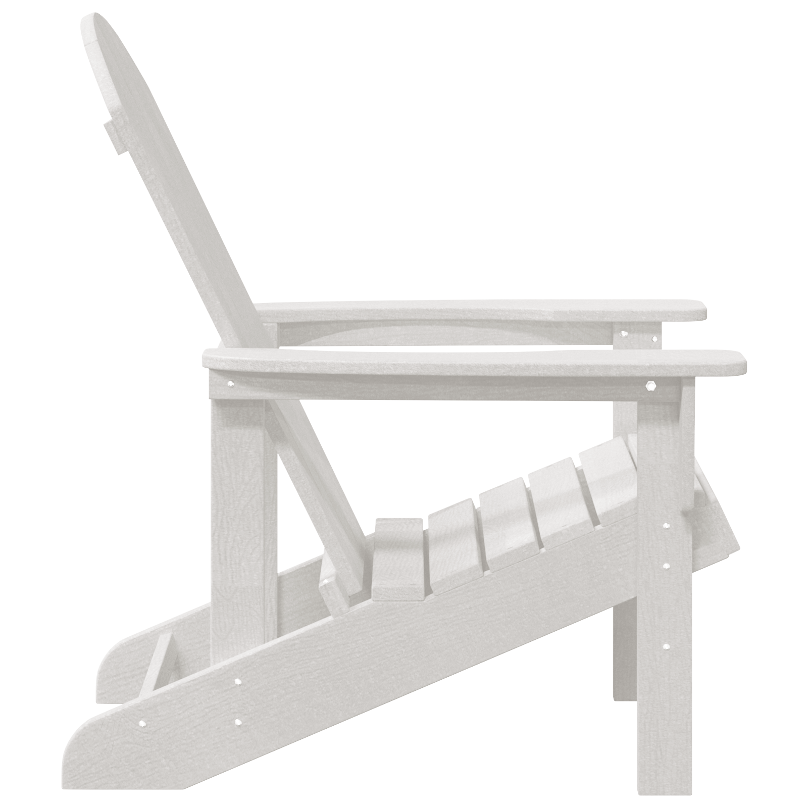 Adirondack Chairs 2 pcs White 74x82x90 cm HDPE - Image 6
