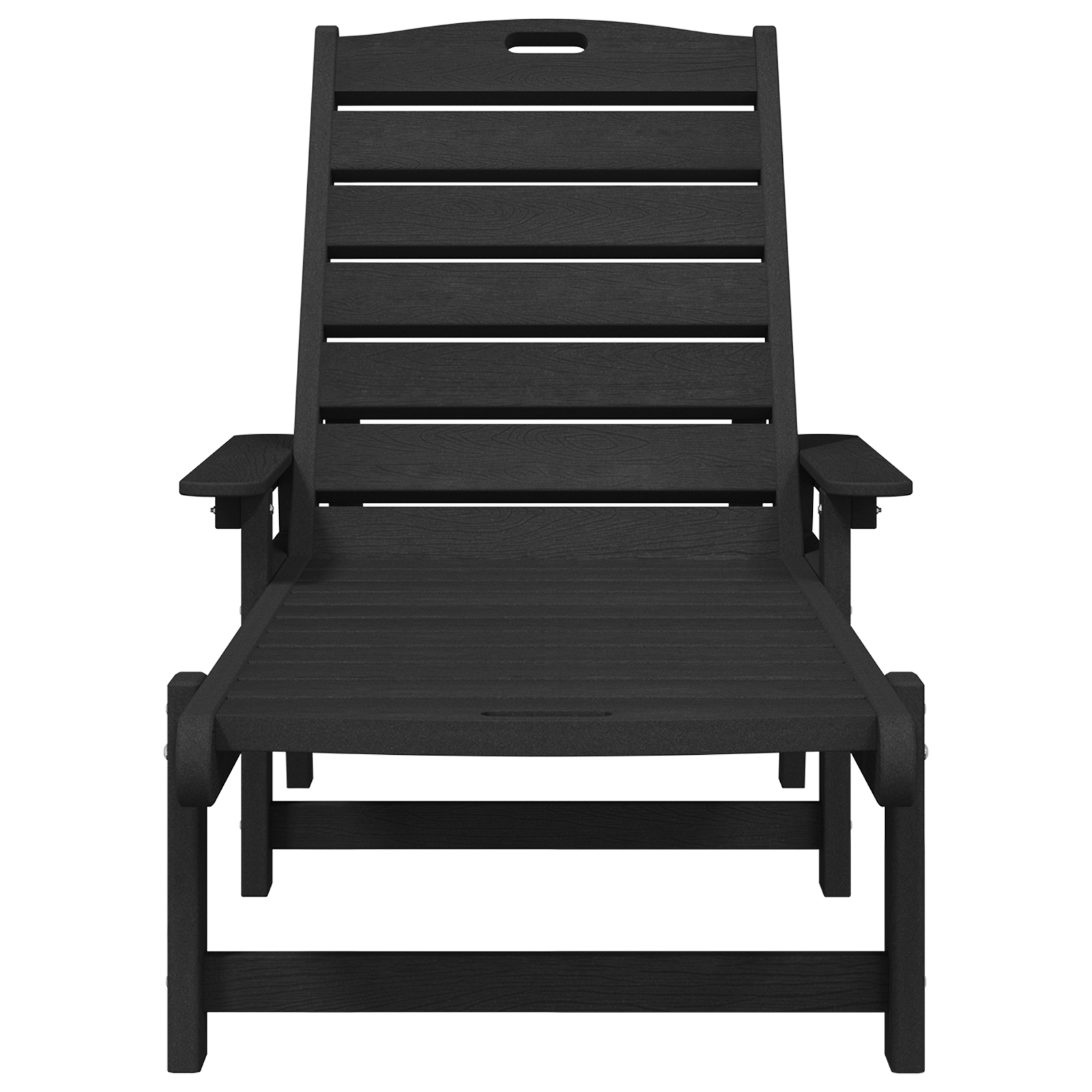 Sun Loungers 2 pcs Black 162x53x98,5 cm HDPE - Image 4