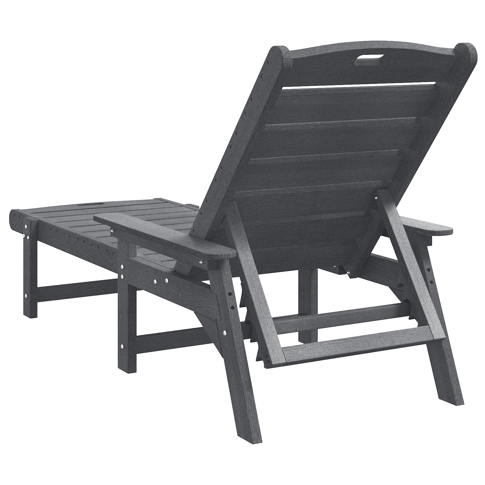 Sun Loungers 2 pcs Light Grey 162x53x98.5 cm HDPE - Image 6