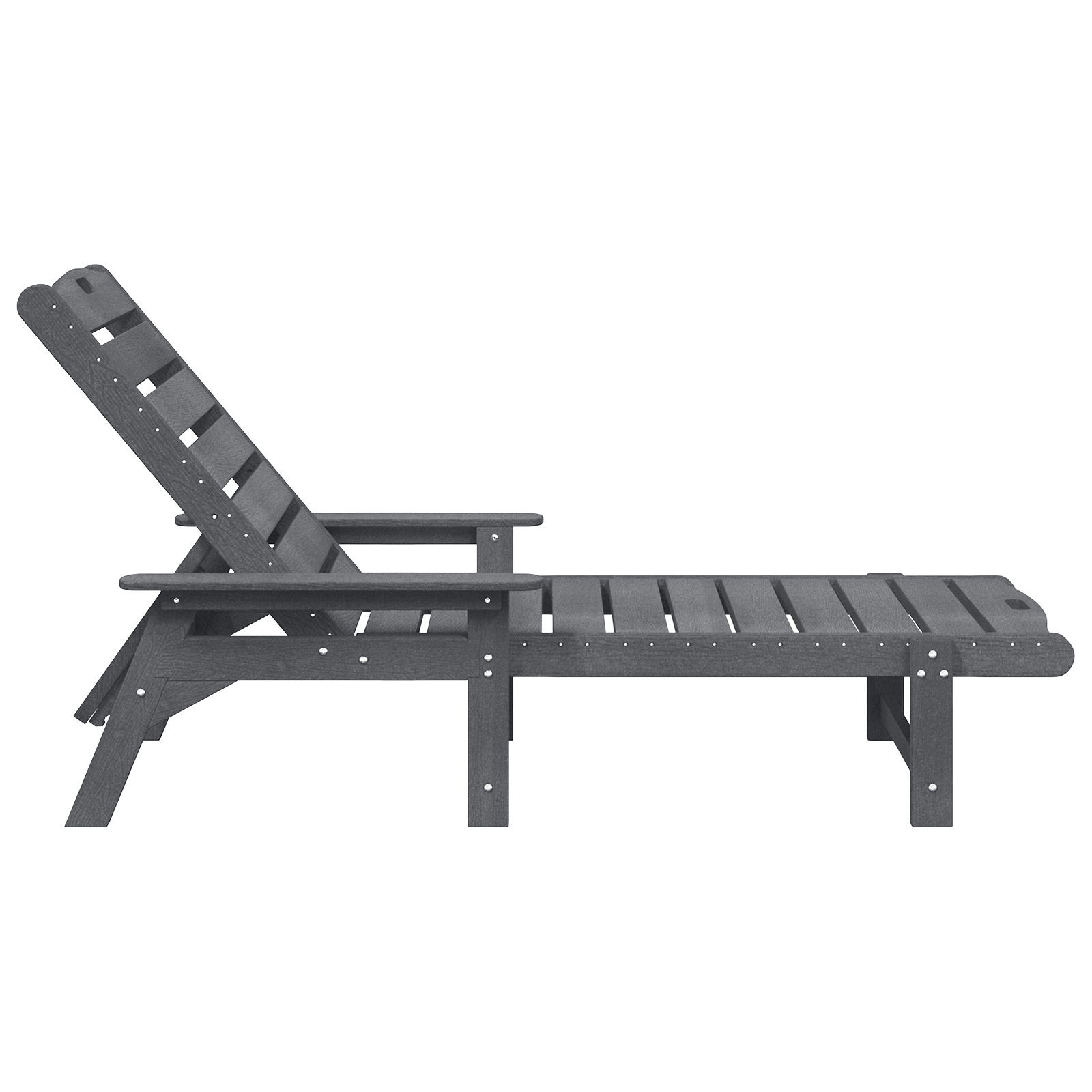 Sun Loungers 2 pcs Light Grey 162x53x98.5 cm HDPE - Image 5