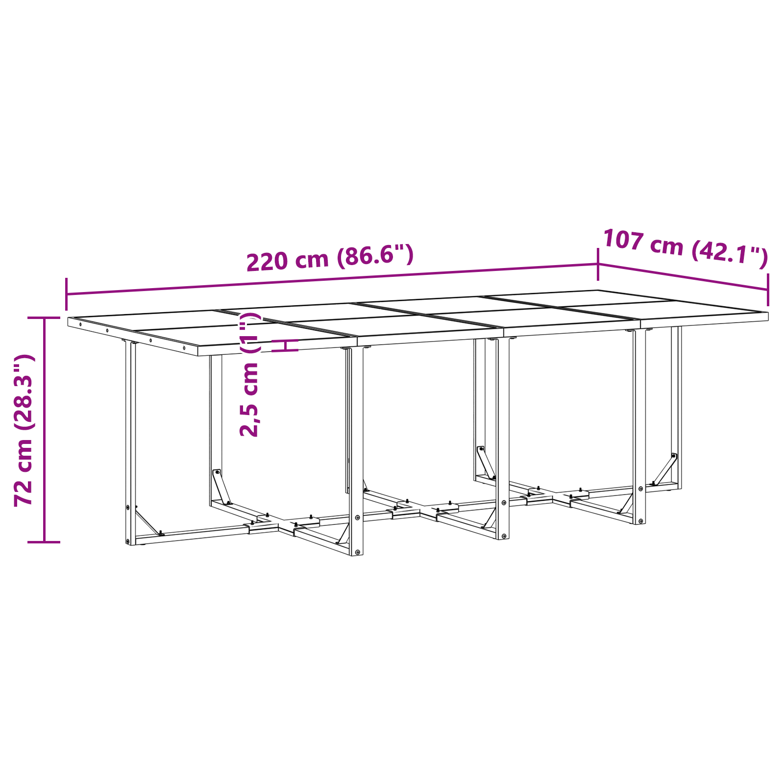 16 Piece Garden Dining Set with Cushions Steel and Poly Rattan - Image 9